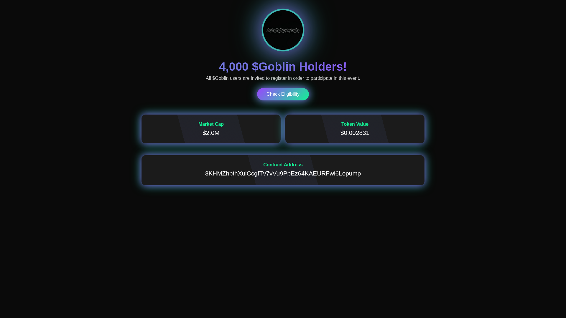 Screenshot of goblin-allocation.xyz