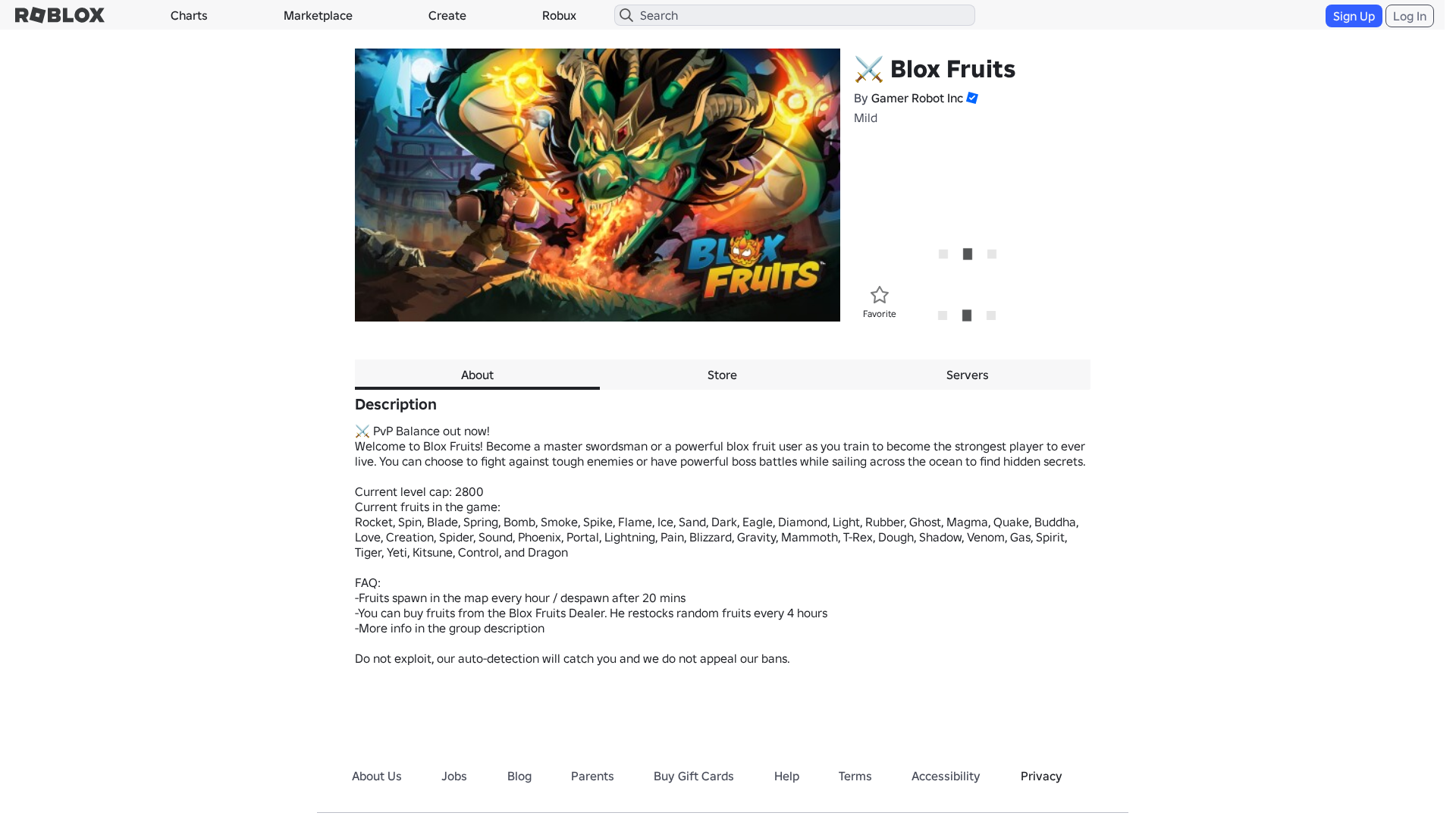 Screenshot of www.roblox.com.ml
