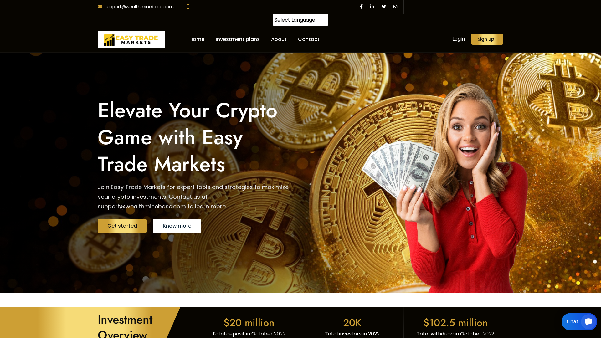 Screenshot of easytrdmarkets.online