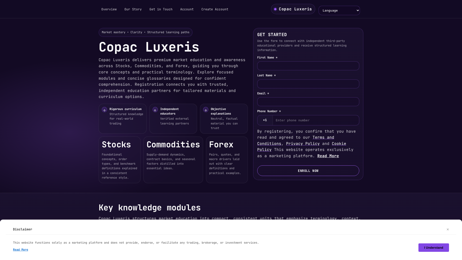 Screenshot of copacluxeris.pro