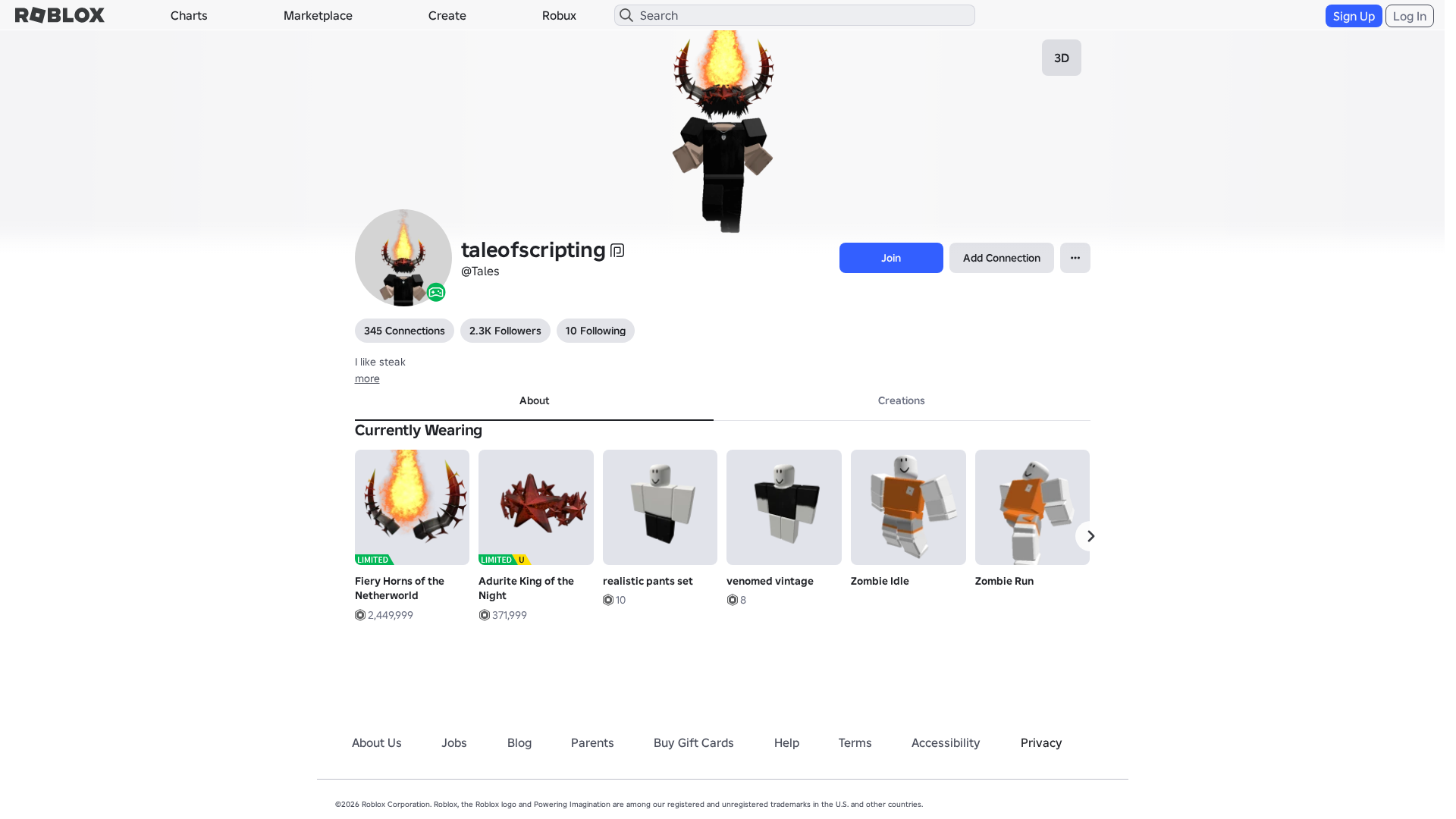 Screenshot of www.roblox.com.ml