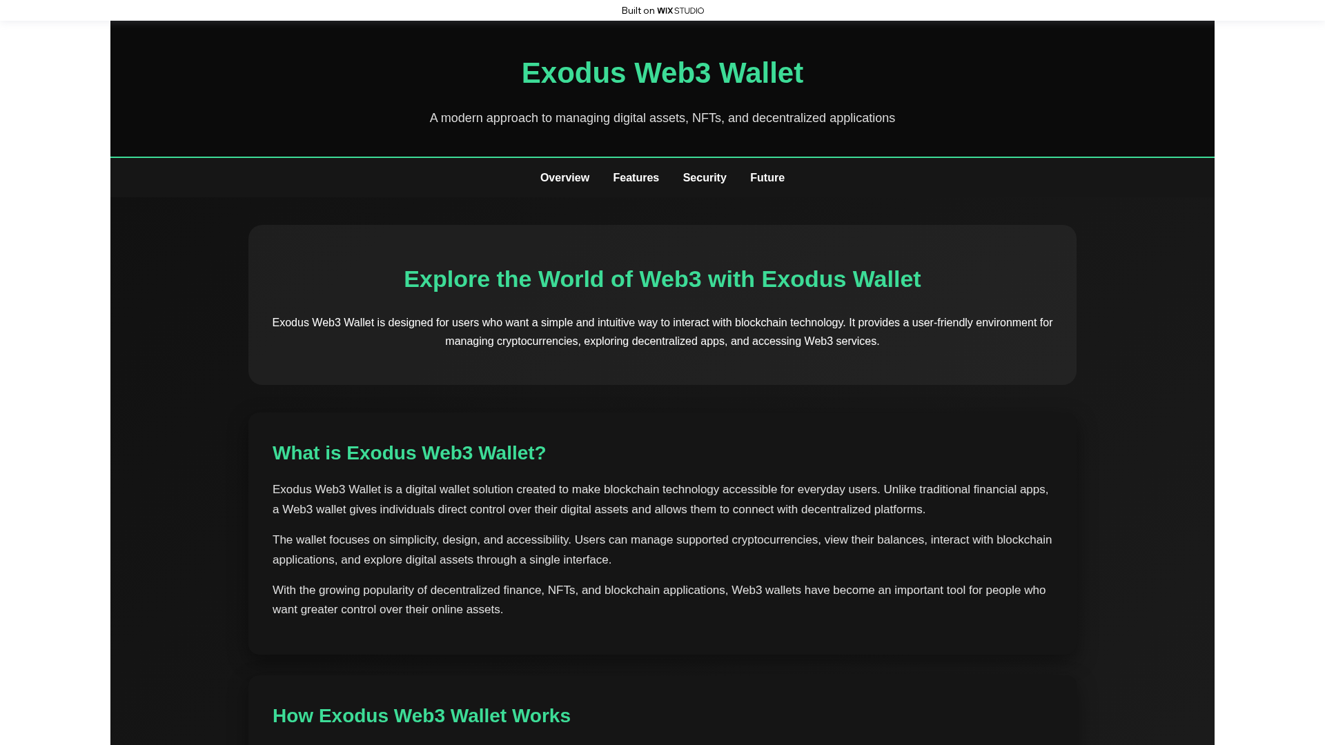 Screenshot of eng-exiudus.wixstudio.com