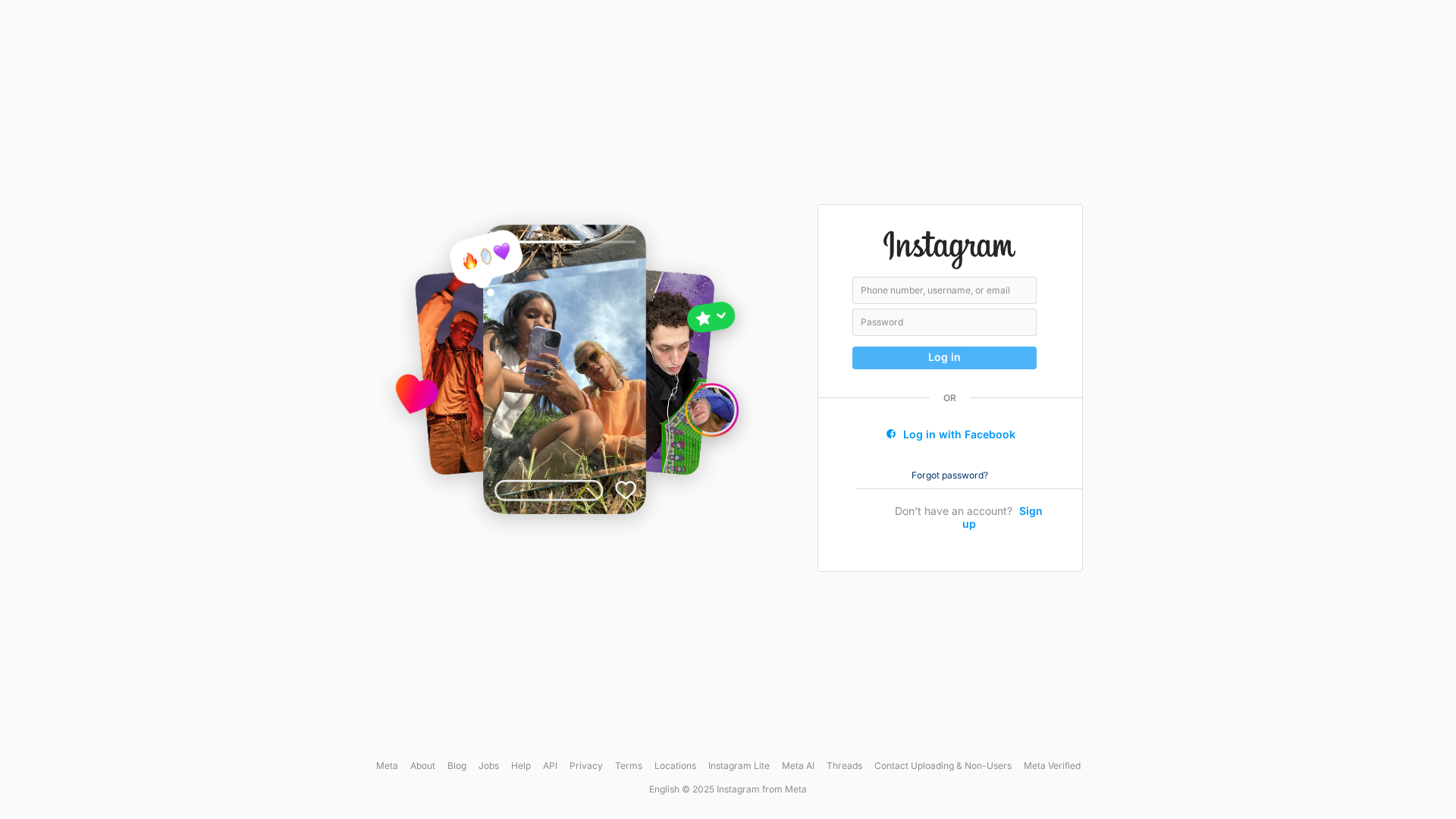 Screenshot of www.instagram-delta-five.vercel.app
