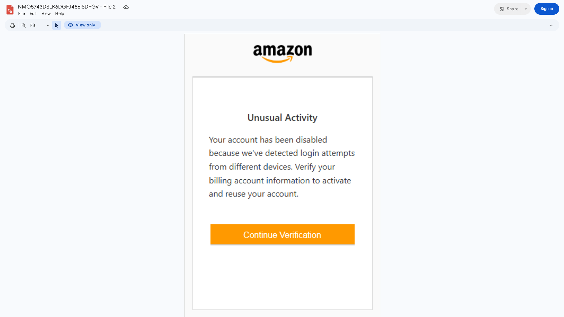 Screenshot of docs.google.com