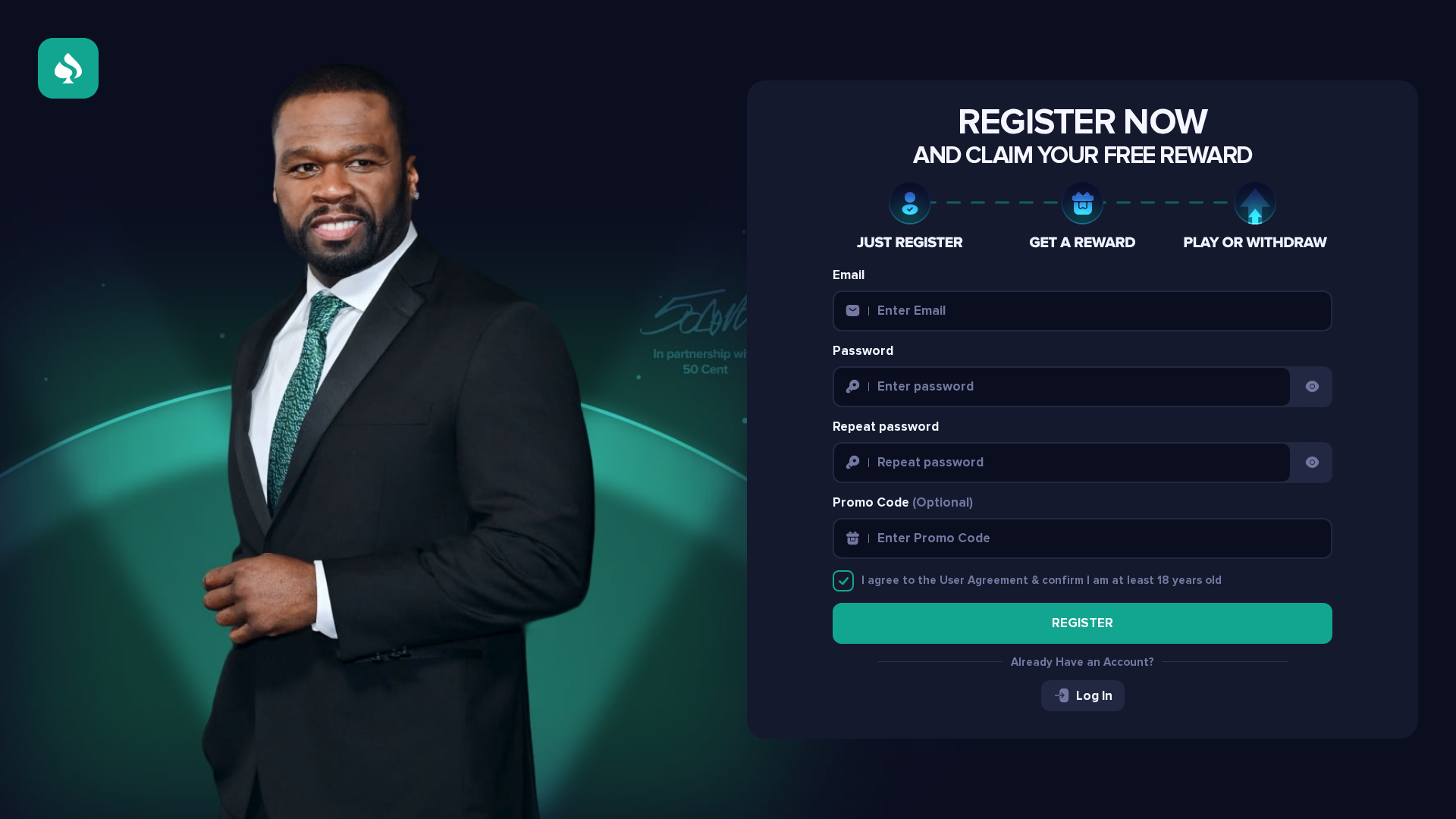 Screenshot of 50cbet.us