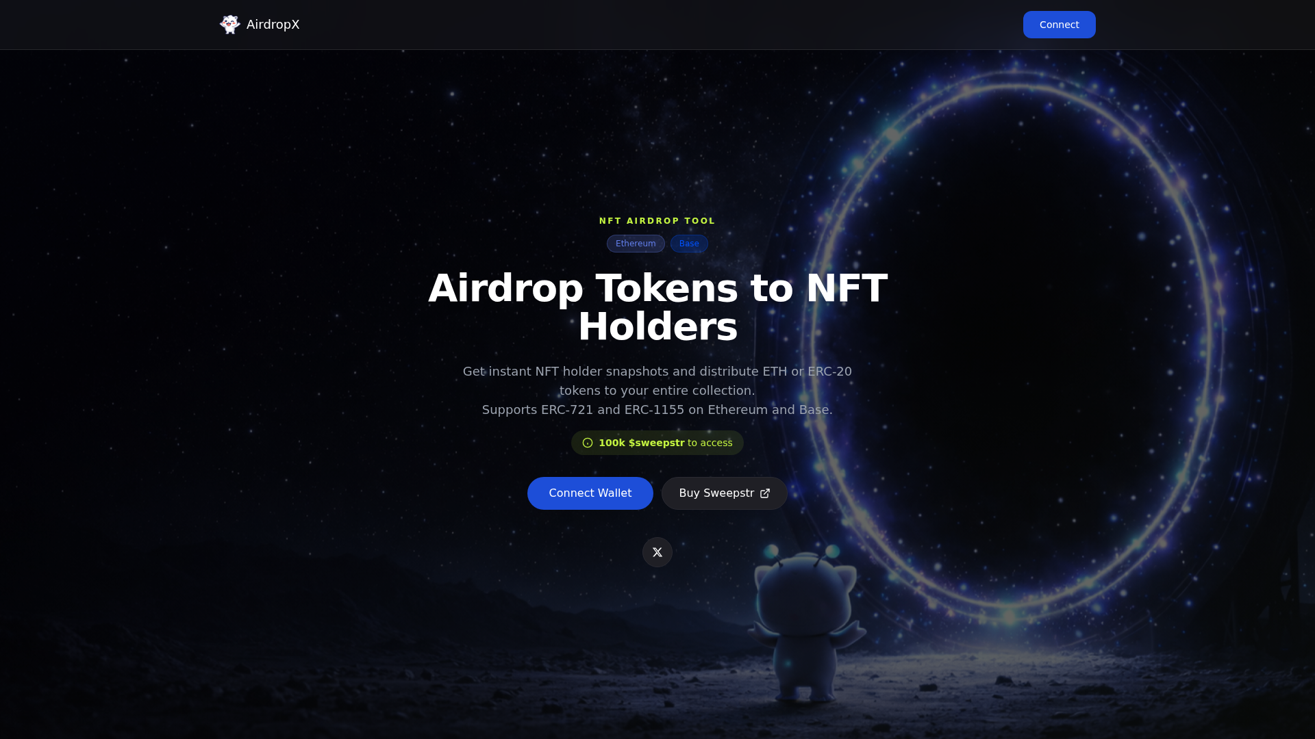 Screenshot of airdropx.tech