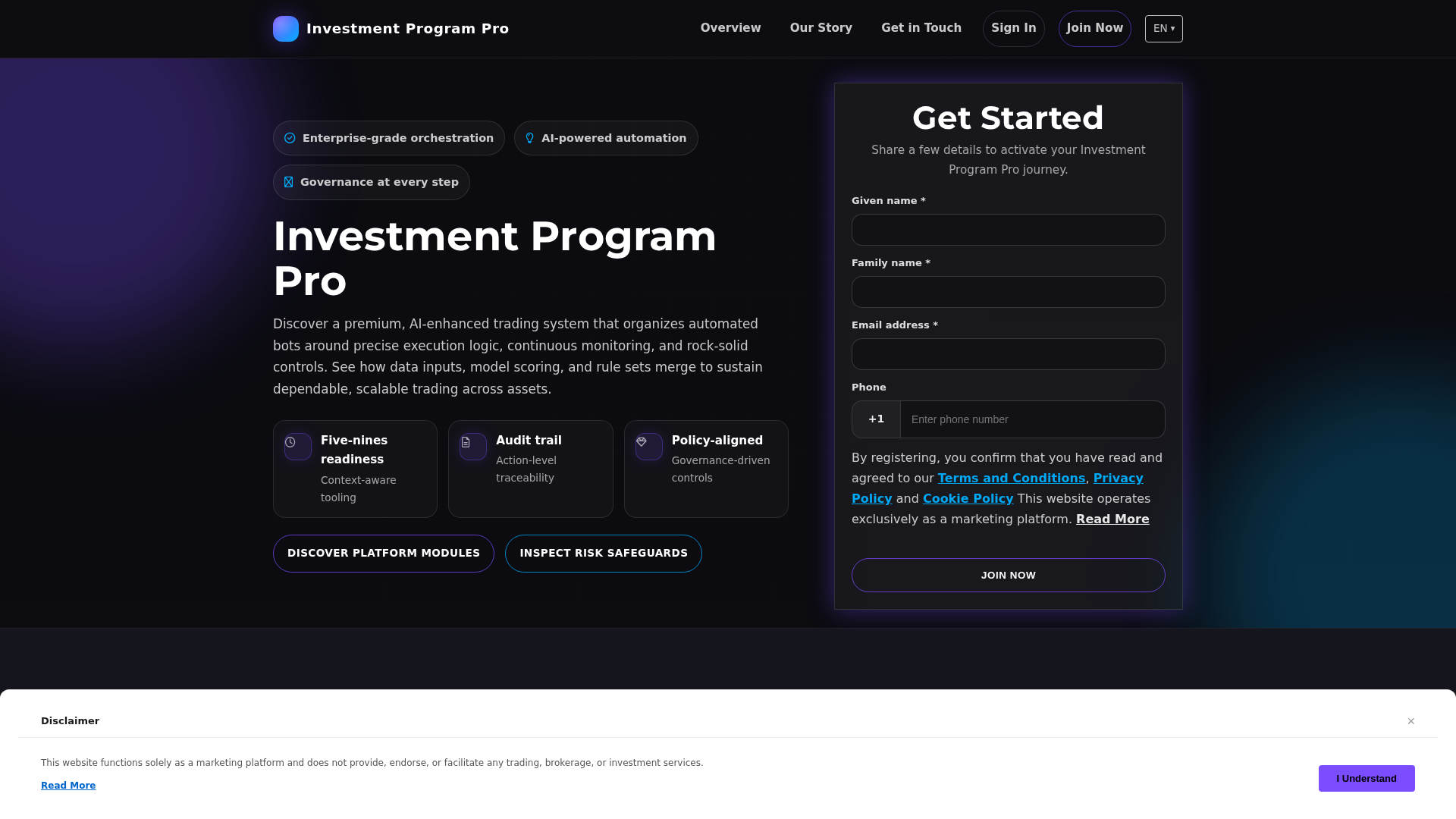 Screenshot of investmentprogram.shop