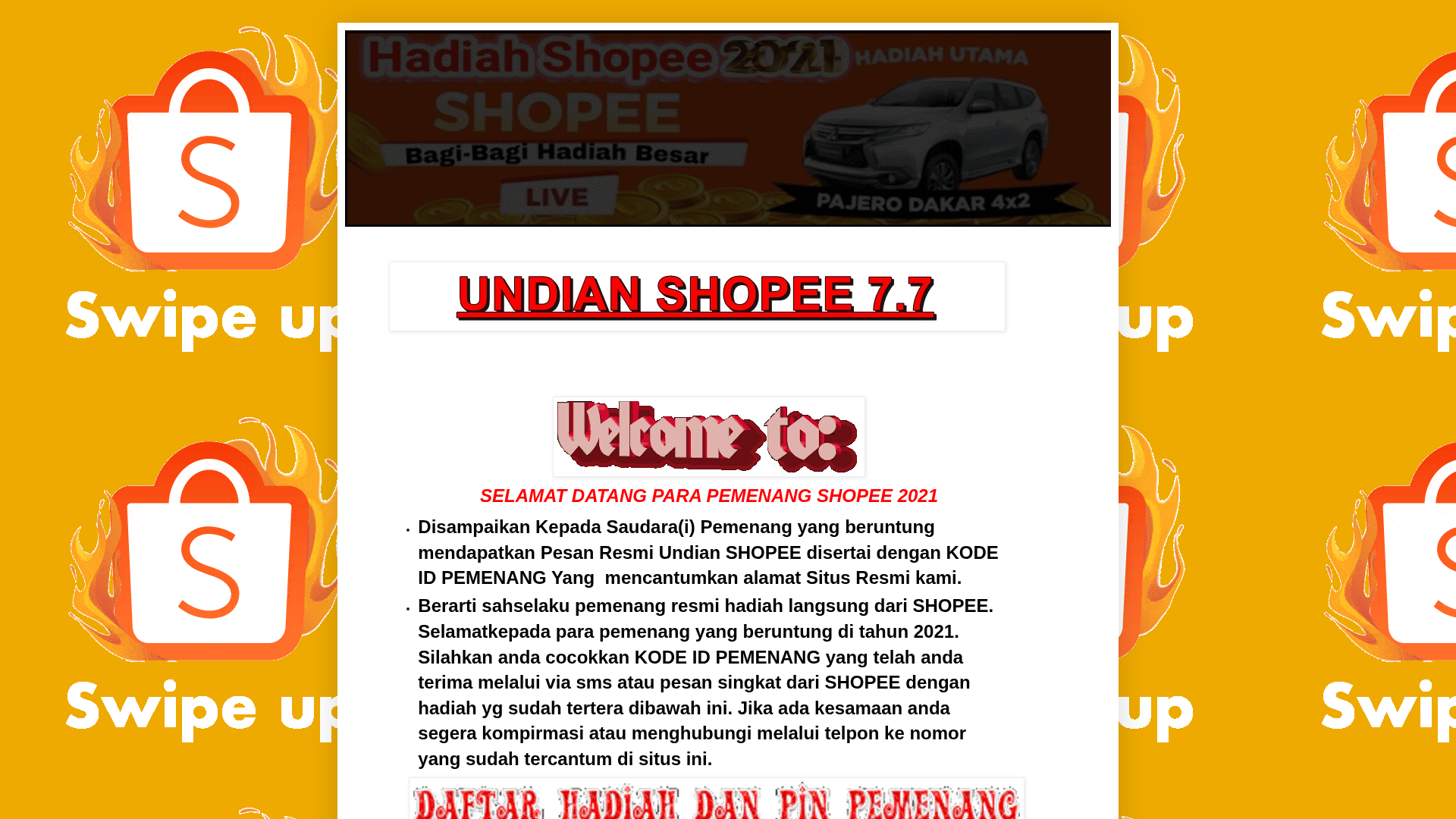 Screenshot of pemenangshopee27.blogspot.com