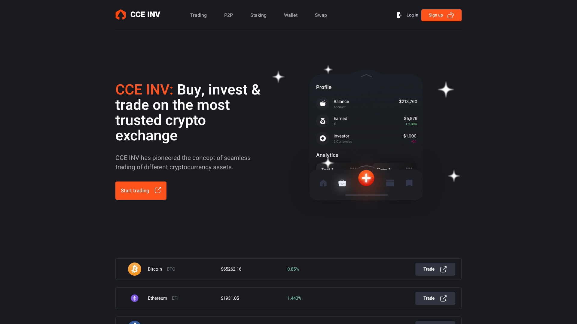 Screenshot of cce-inv.com