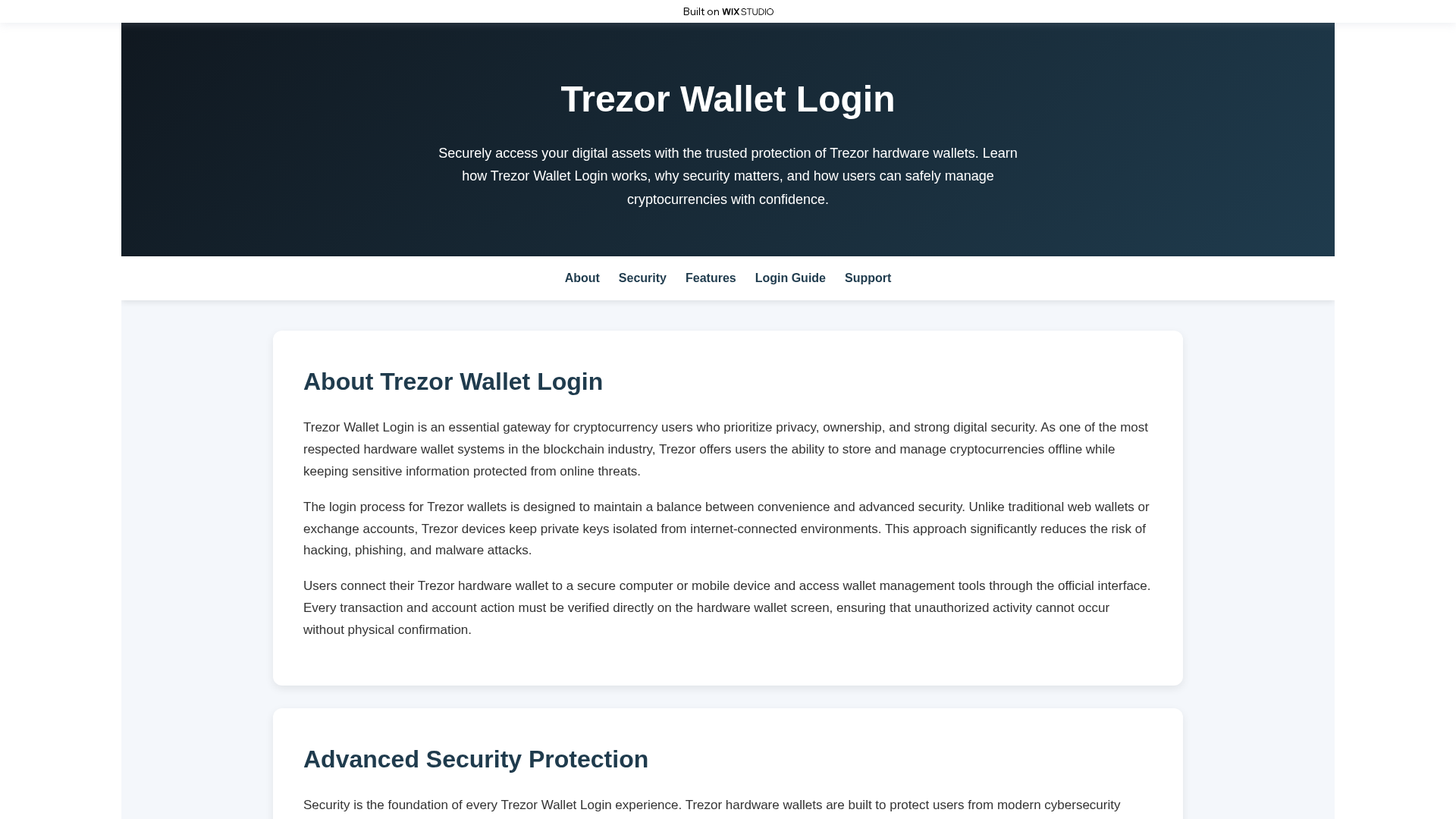 Screenshot of terzos-homepages.wixstudio.com