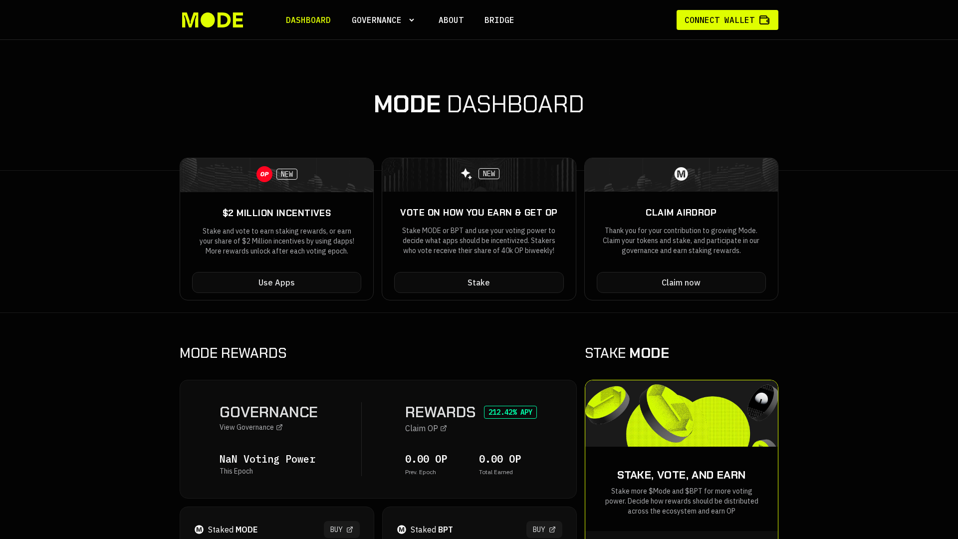 Screenshot of claimmodenetwork.pages.dev