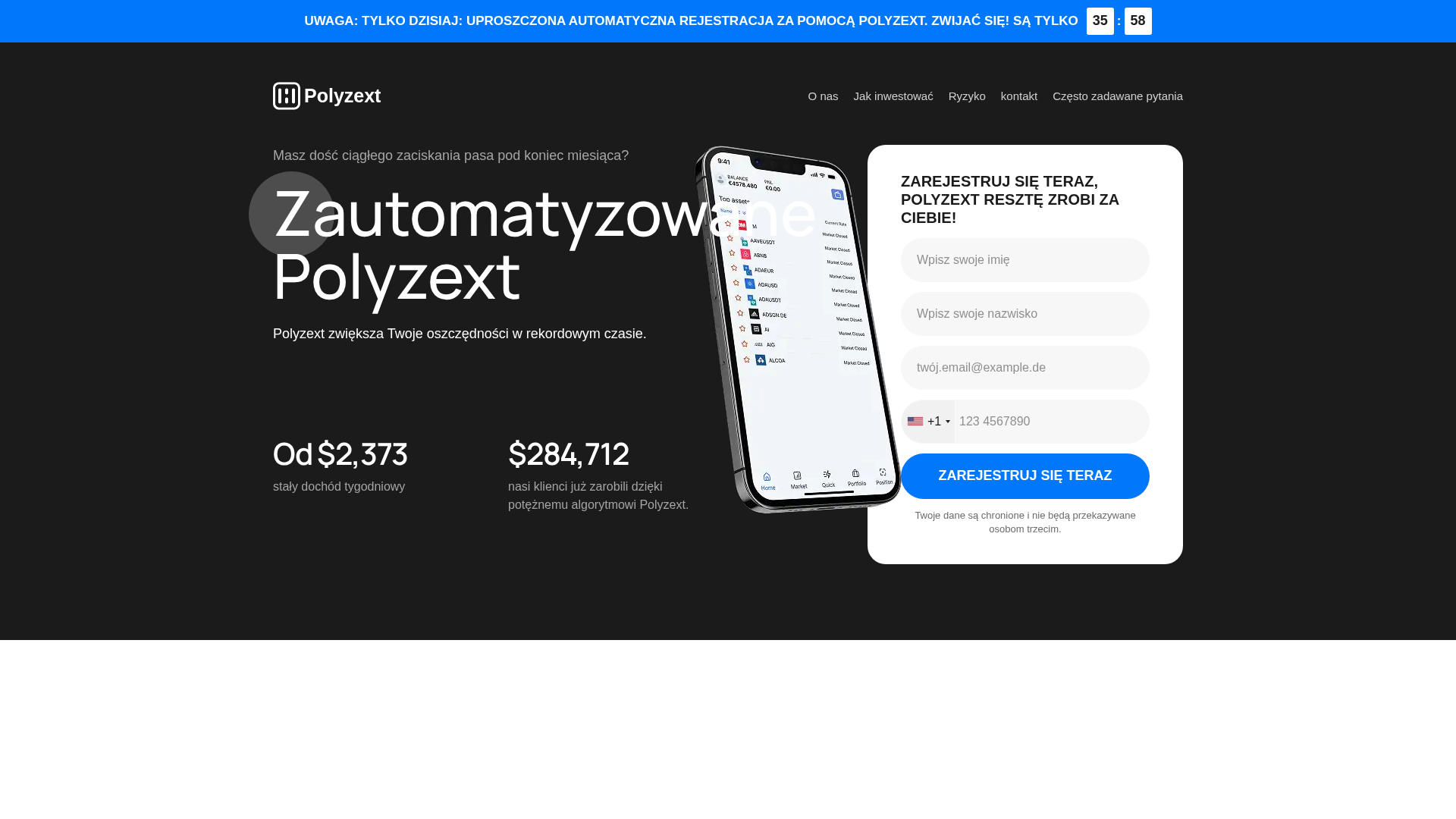 Screenshot of polyzext.net