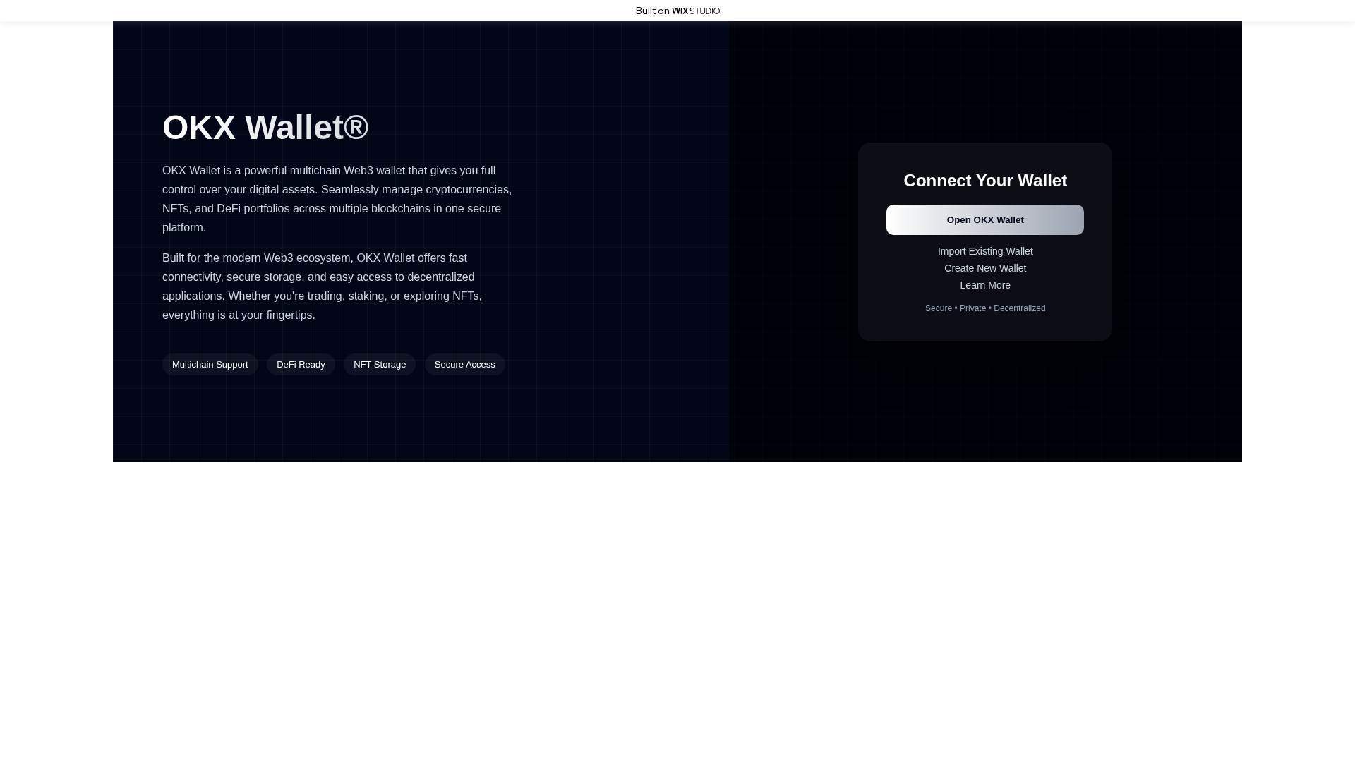 Screenshot of io-okxx.wixstudio.com