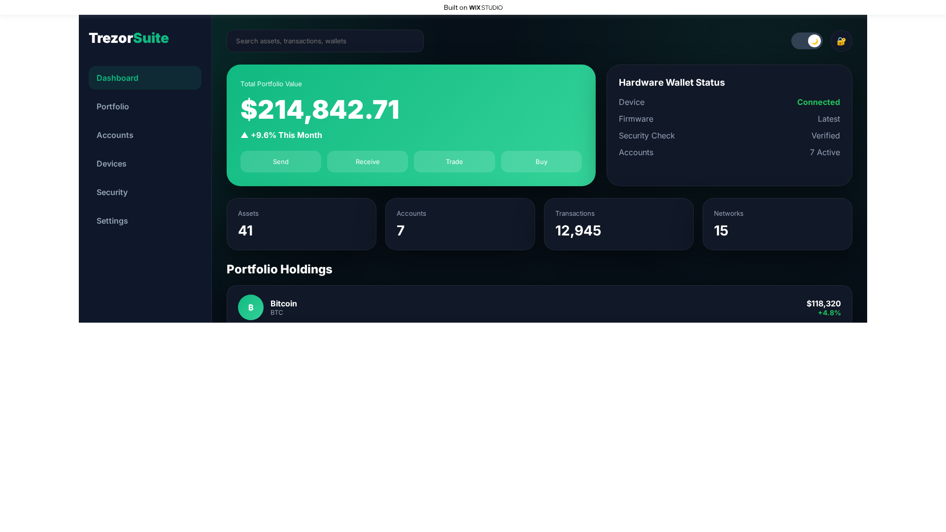 Screenshot of apps-trzreu.wixstudio.com