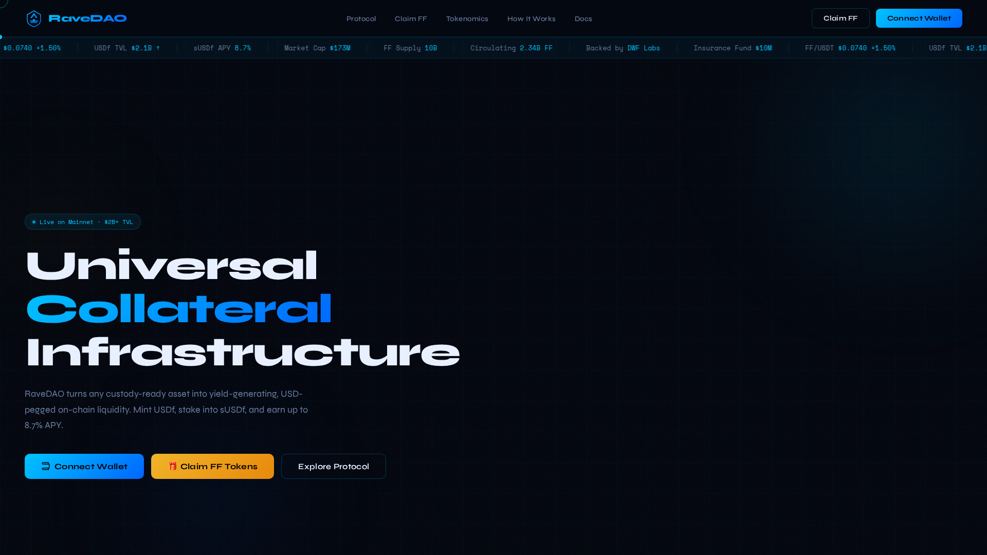 Screenshot of ravedao.vercel.app
