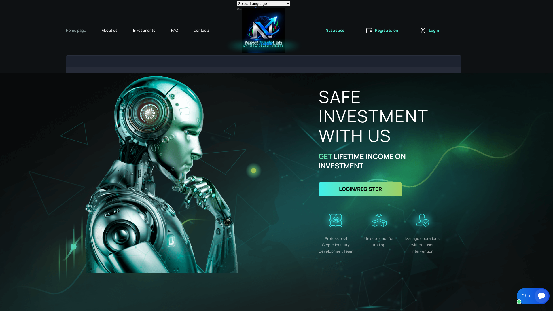 Screenshot of nexttradelab.com