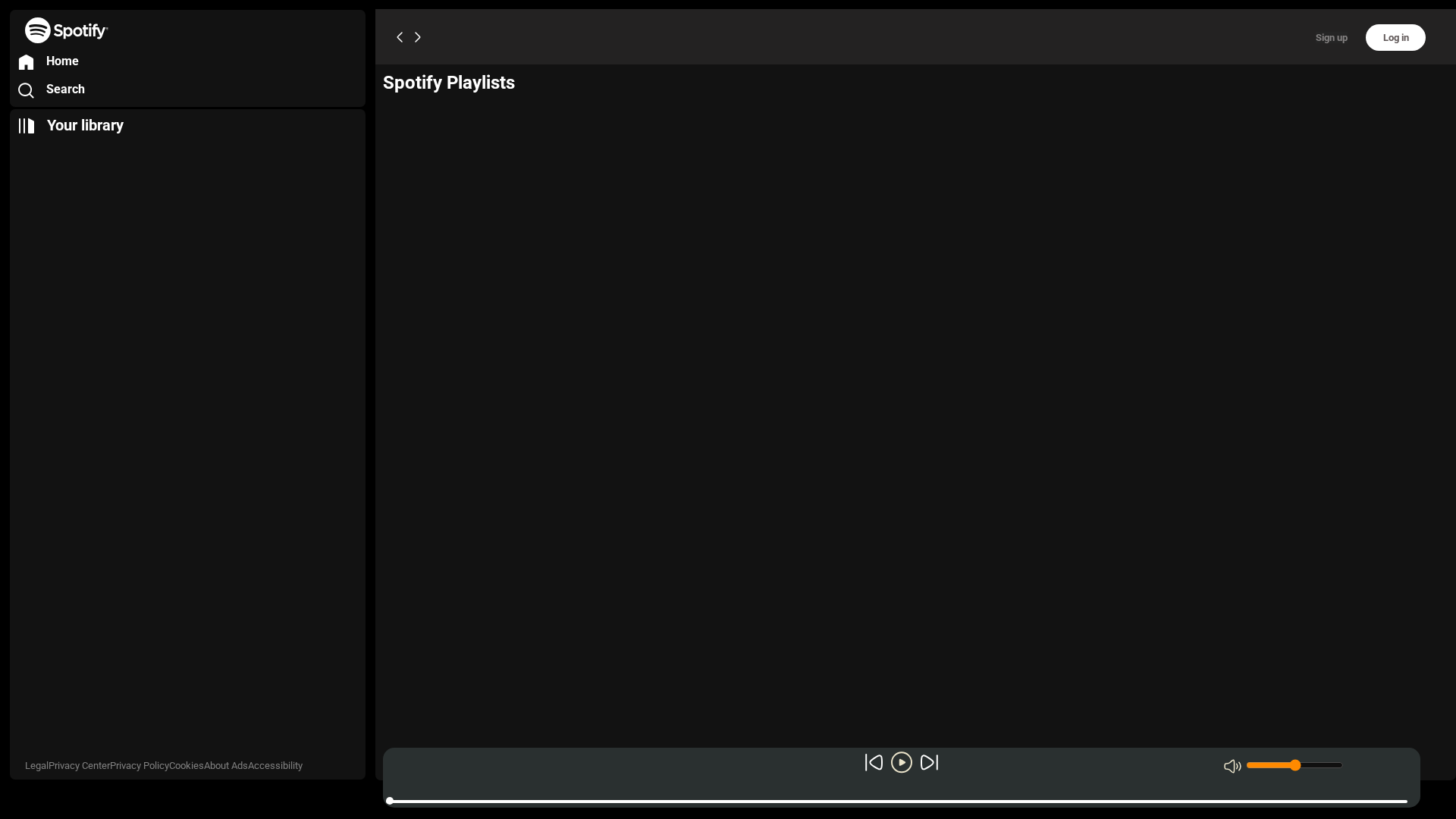 Screenshot of spotify25.netlify.app