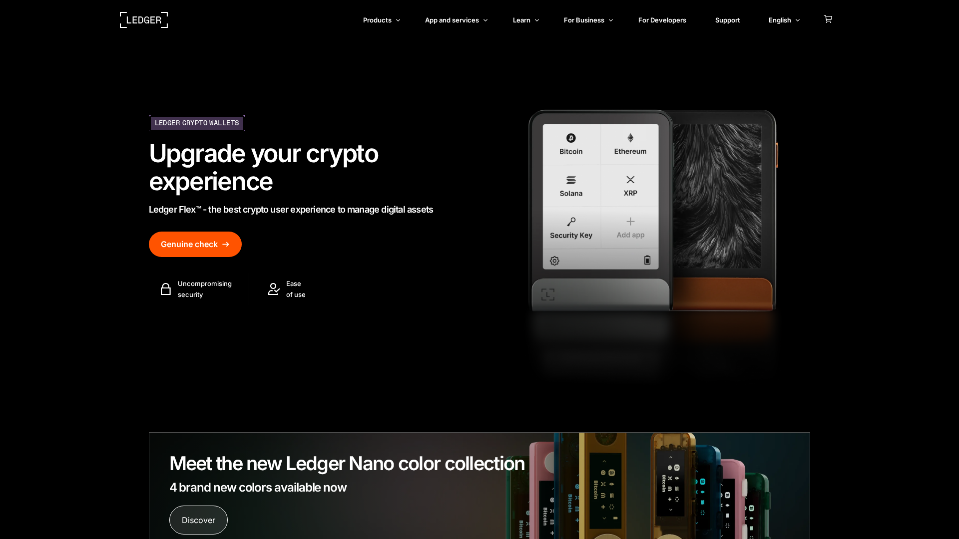 Screenshot of livefix-ledger.com