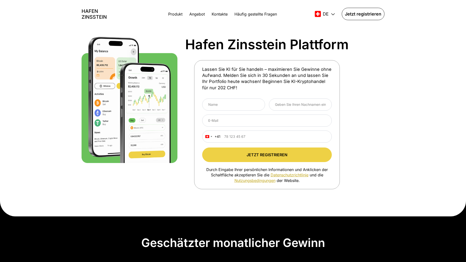 Screenshot of www.hafen-zinsstein.com