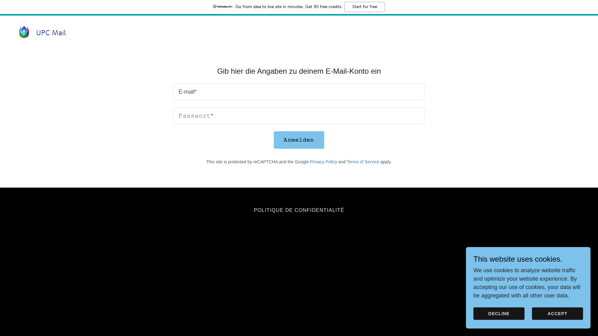 Screenshot of site-gl26zapb4.godaddysites.com