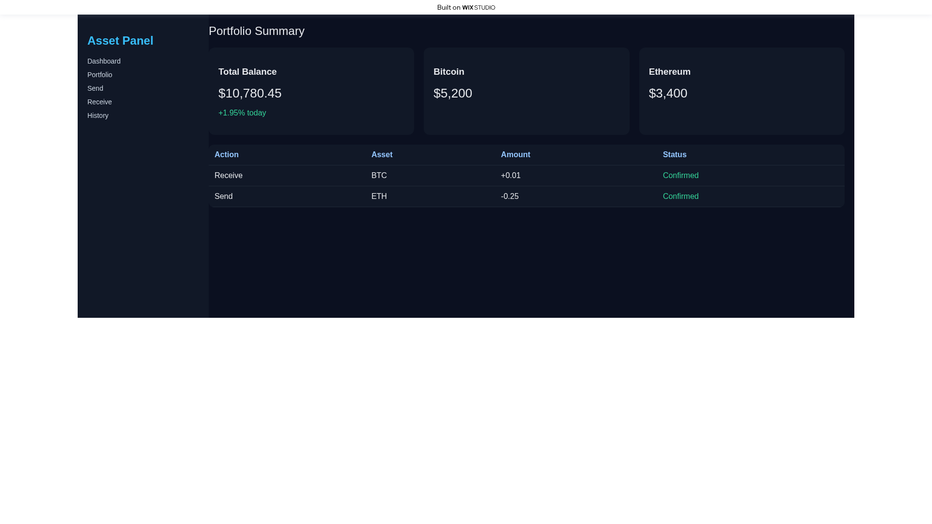 Screenshot of live-usnew.wixstudio.com