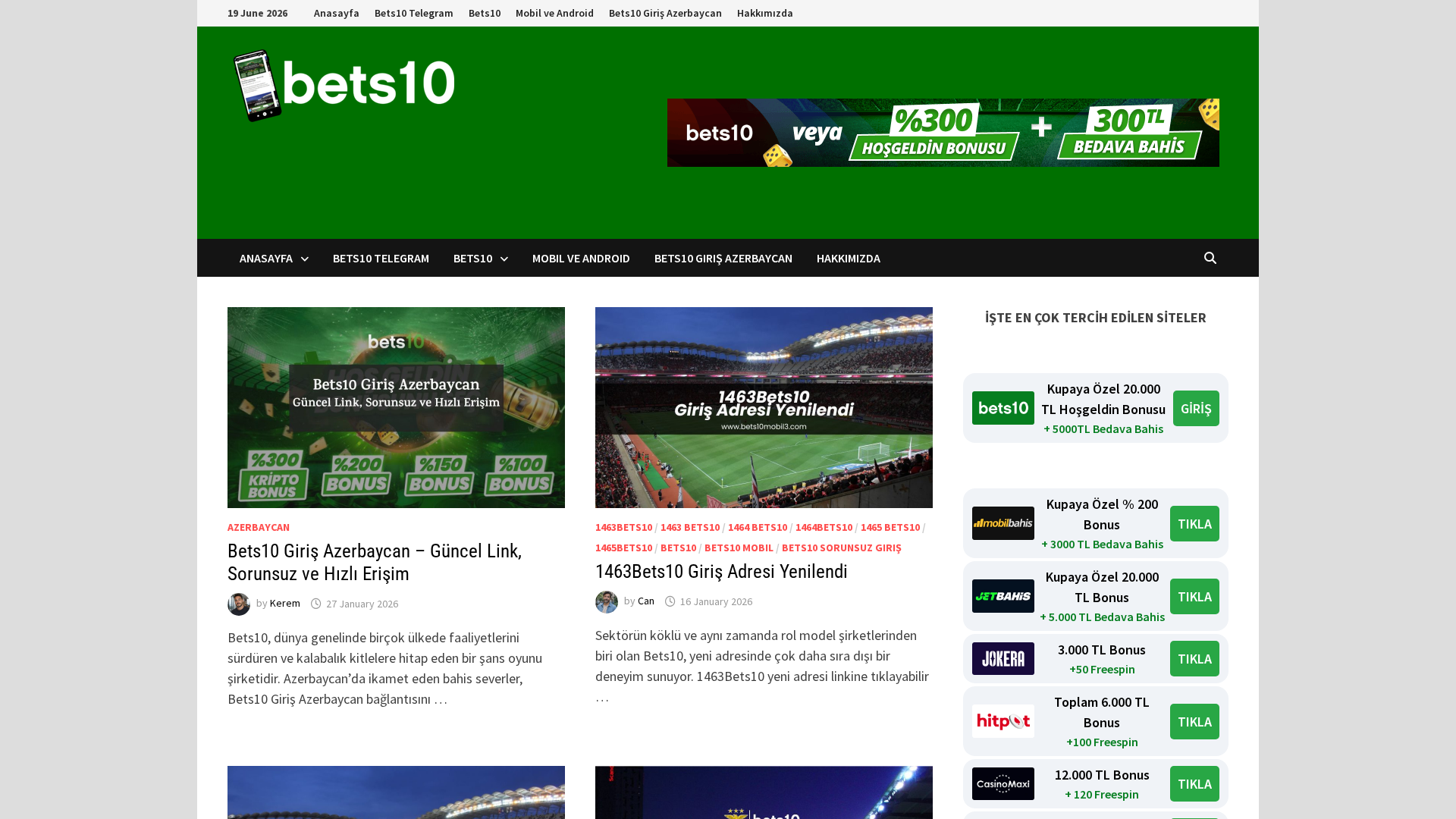Screenshot of bets10-mobile.com