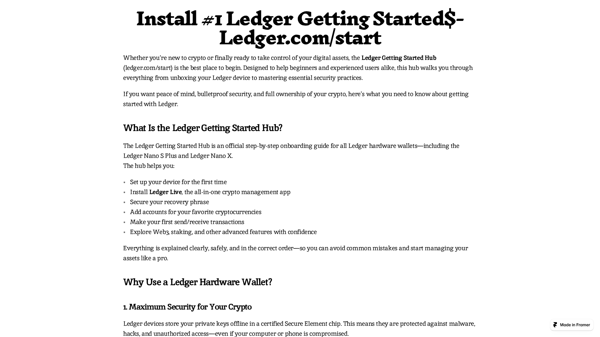 Screenshot of newstart-ledgr.framer.media