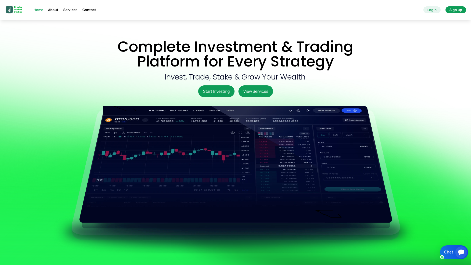Screenshot of credexcapitaltrading.live