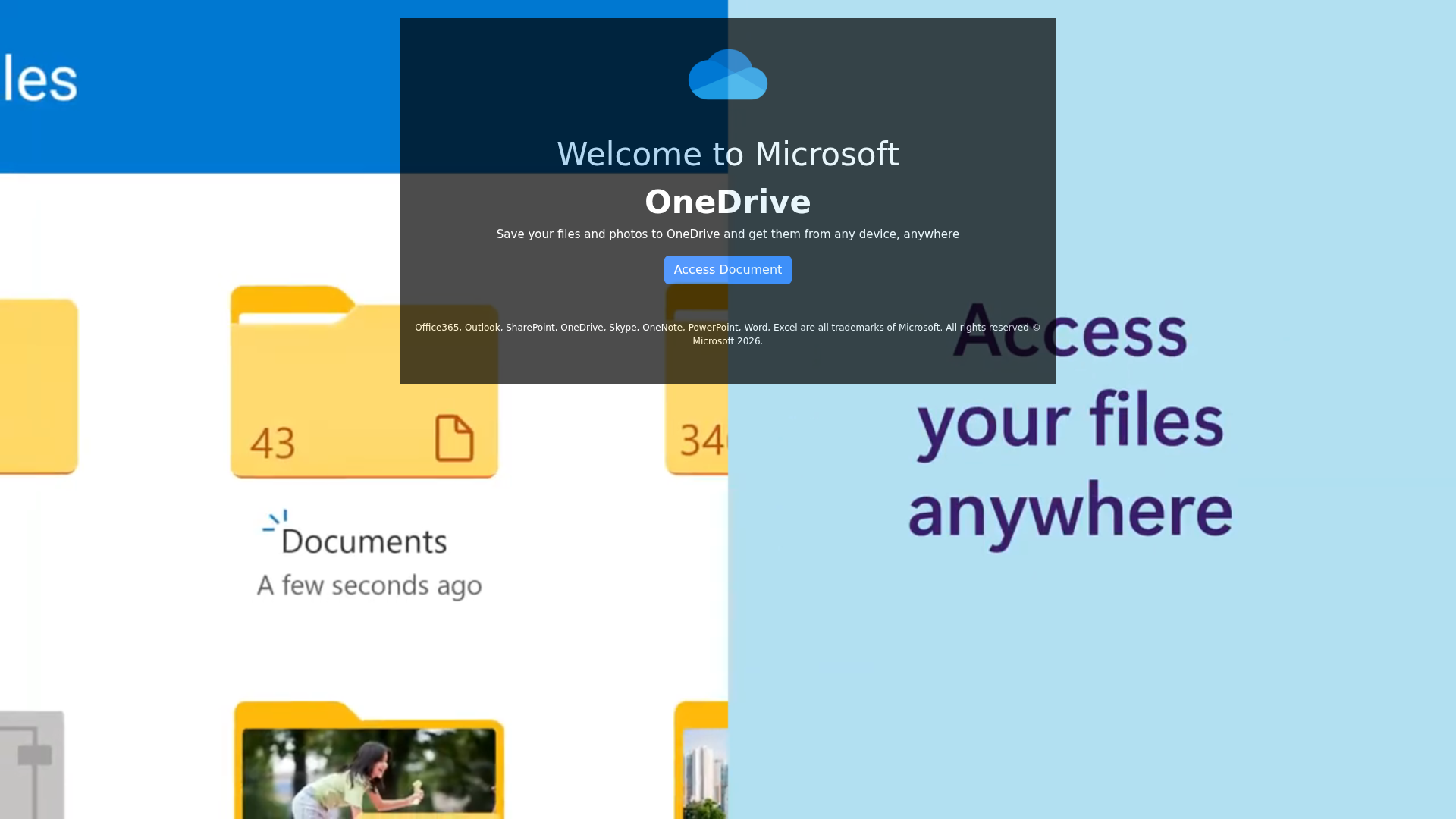 Screenshot of onedrive-thyyhncdcv.servehttp.com