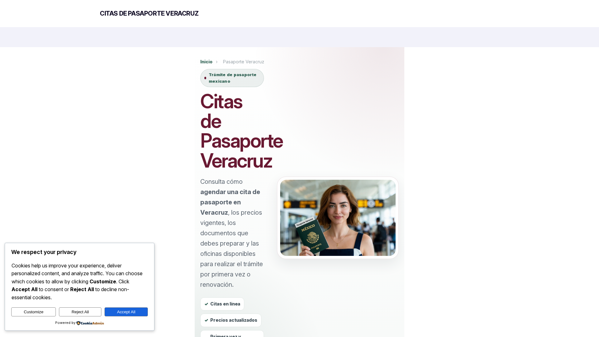 Screenshot of citas-veracruzmx.com