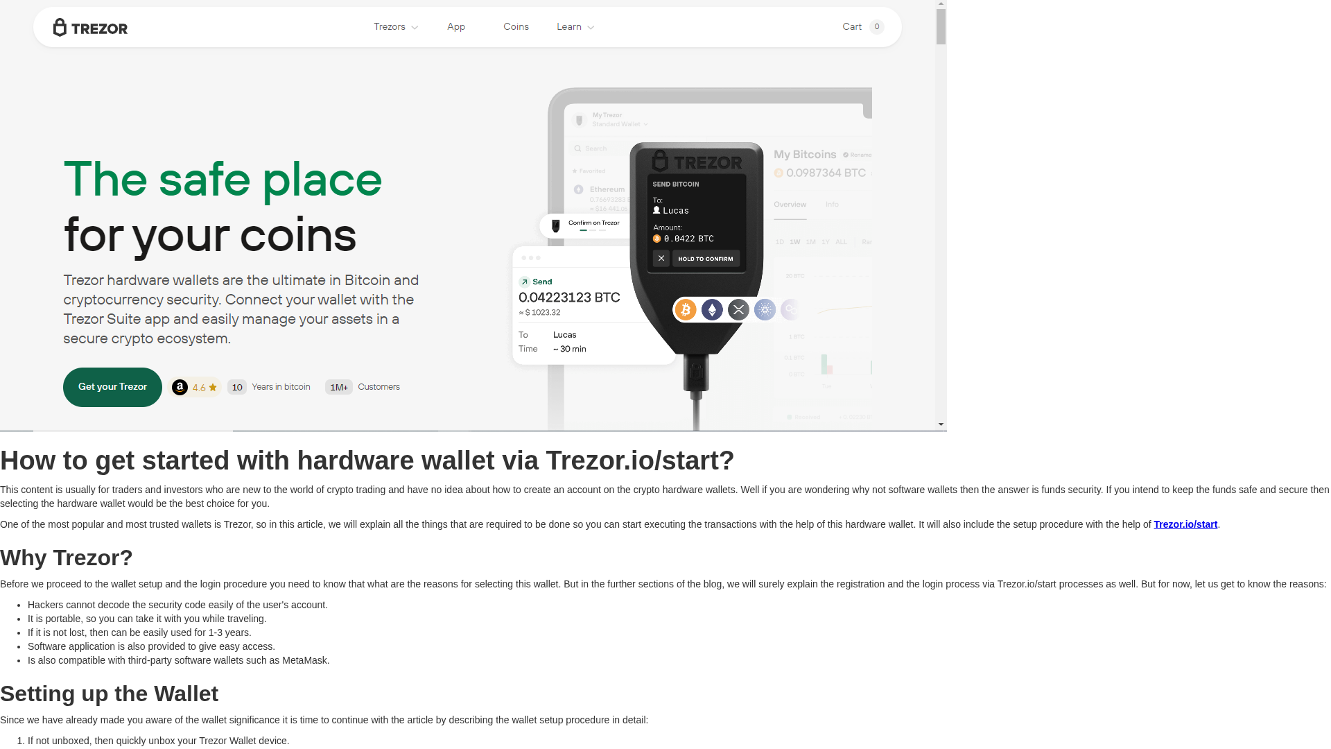 Screenshot of trerznriostart.webflow.io