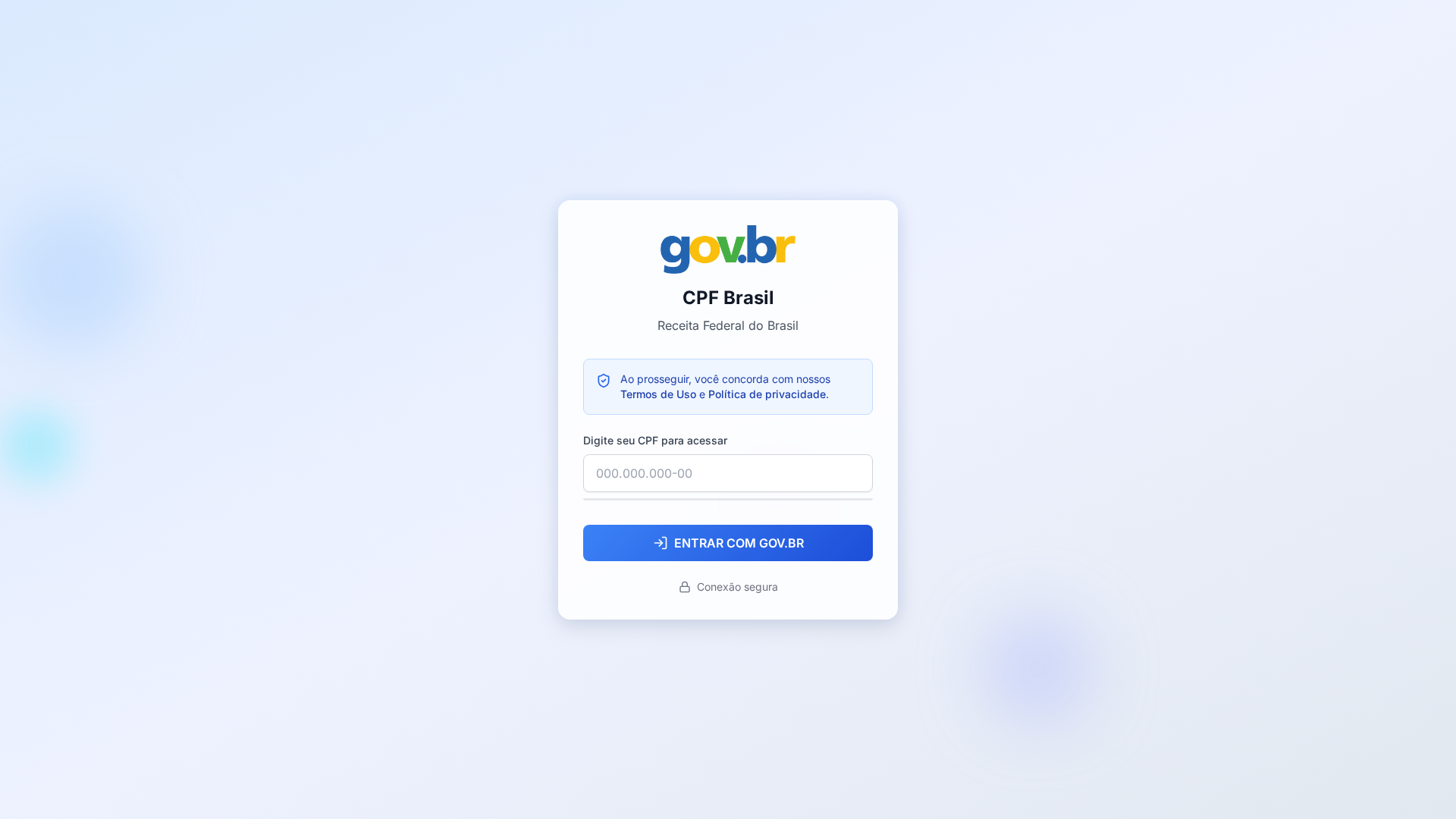 Screenshot of www.regularizagovbr.com