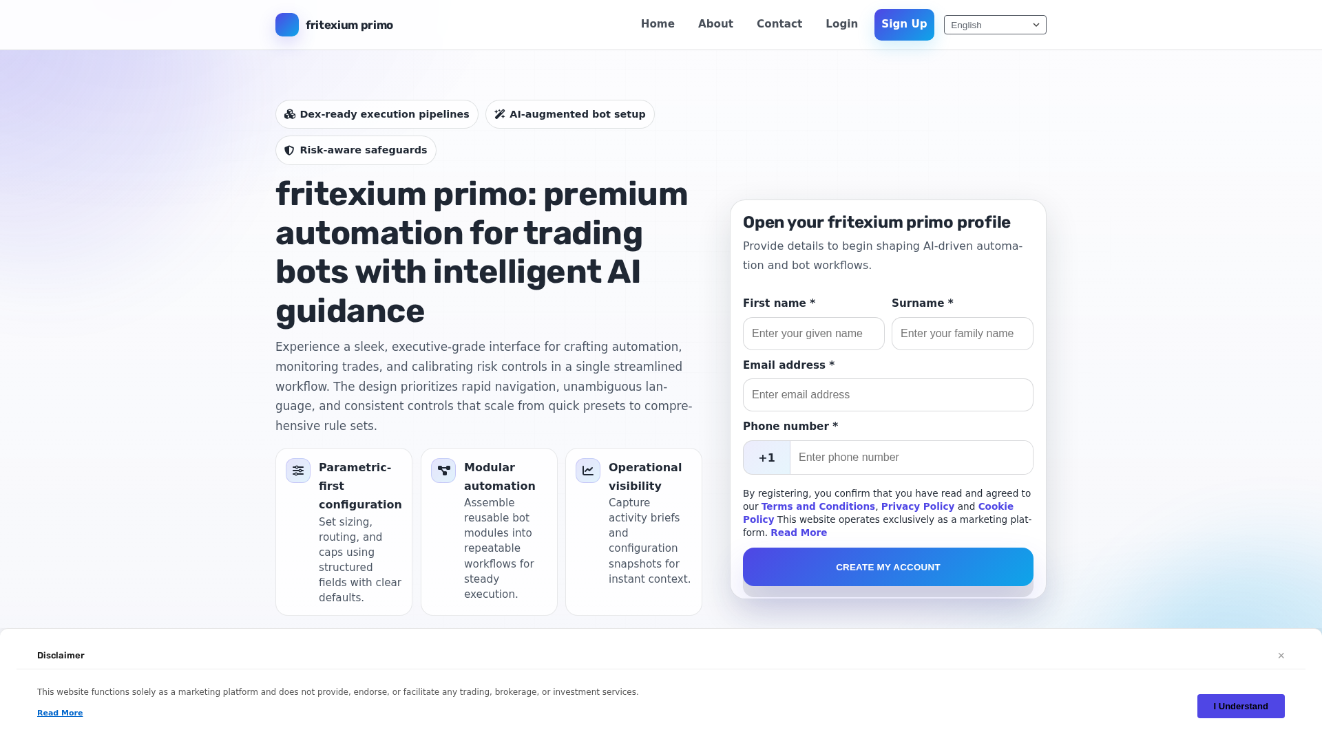 Screenshot of fritexiumprimo.digital