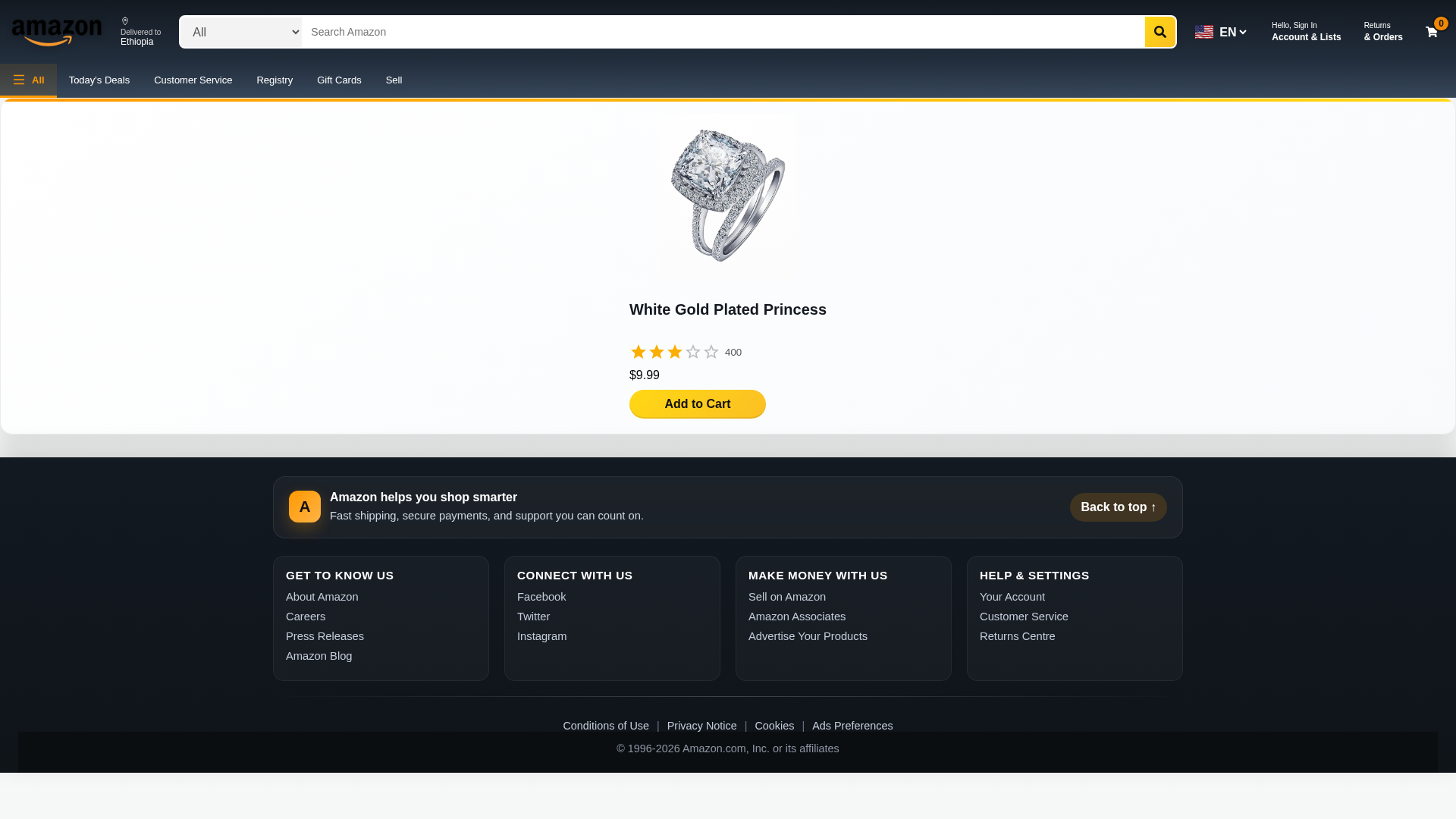 Screenshot of amazon-clone-six-rho-44.vercel.app