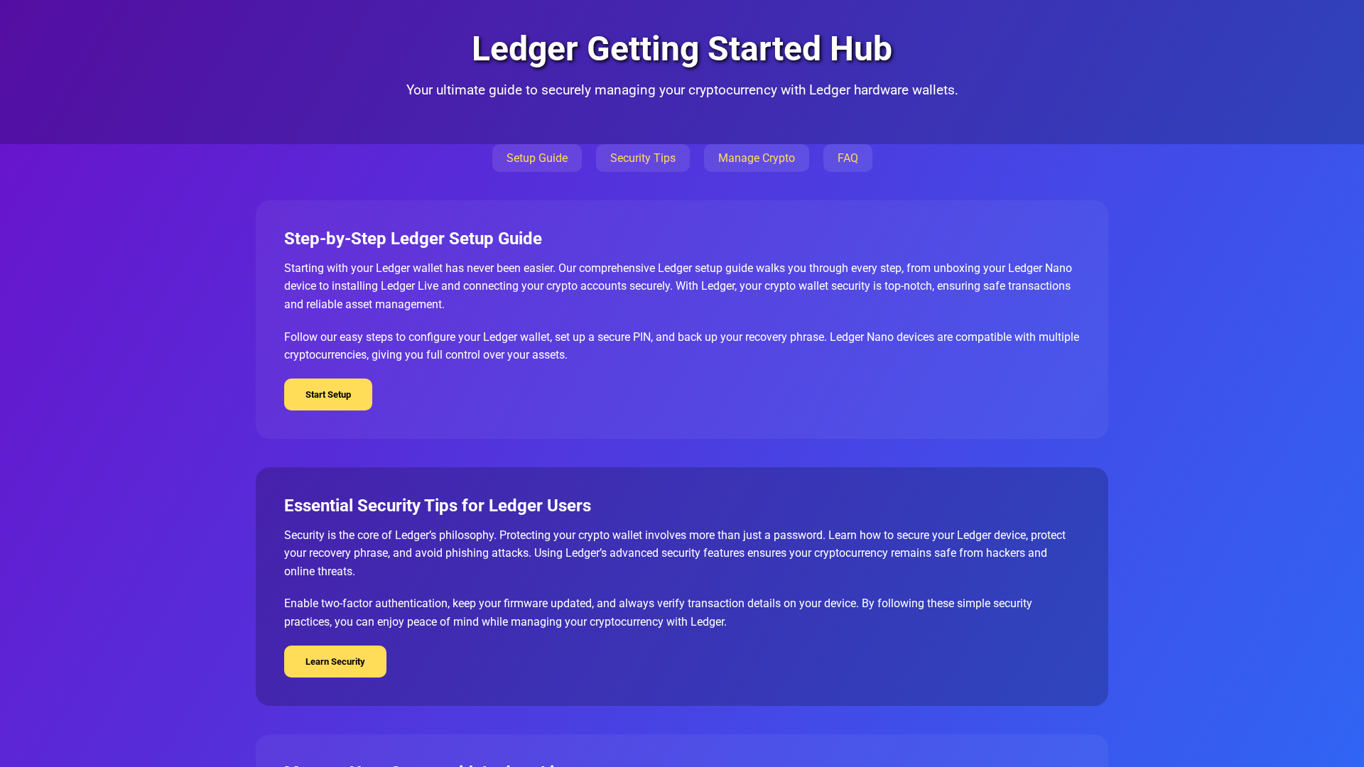 Screenshot of ledgers-comm--start.pages.dev
