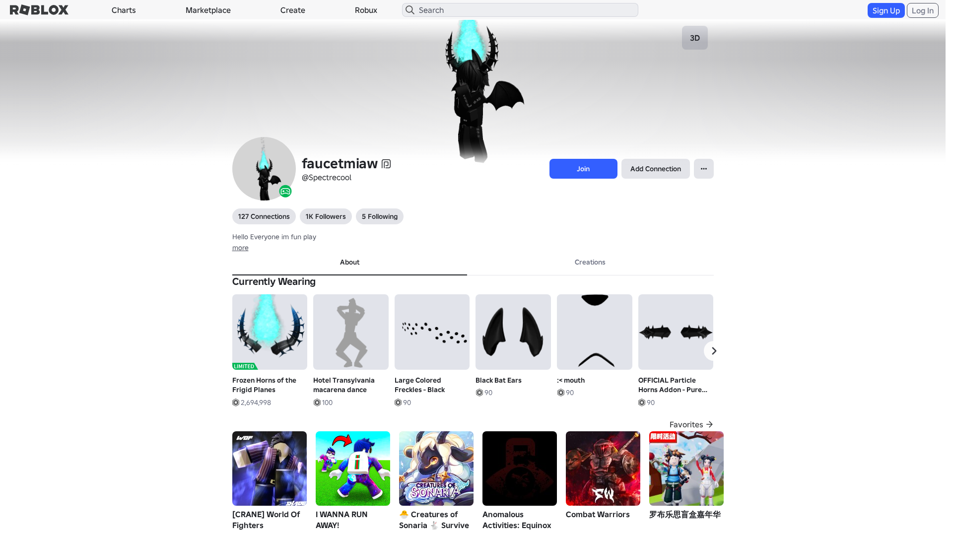 Screenshot of roblx.me