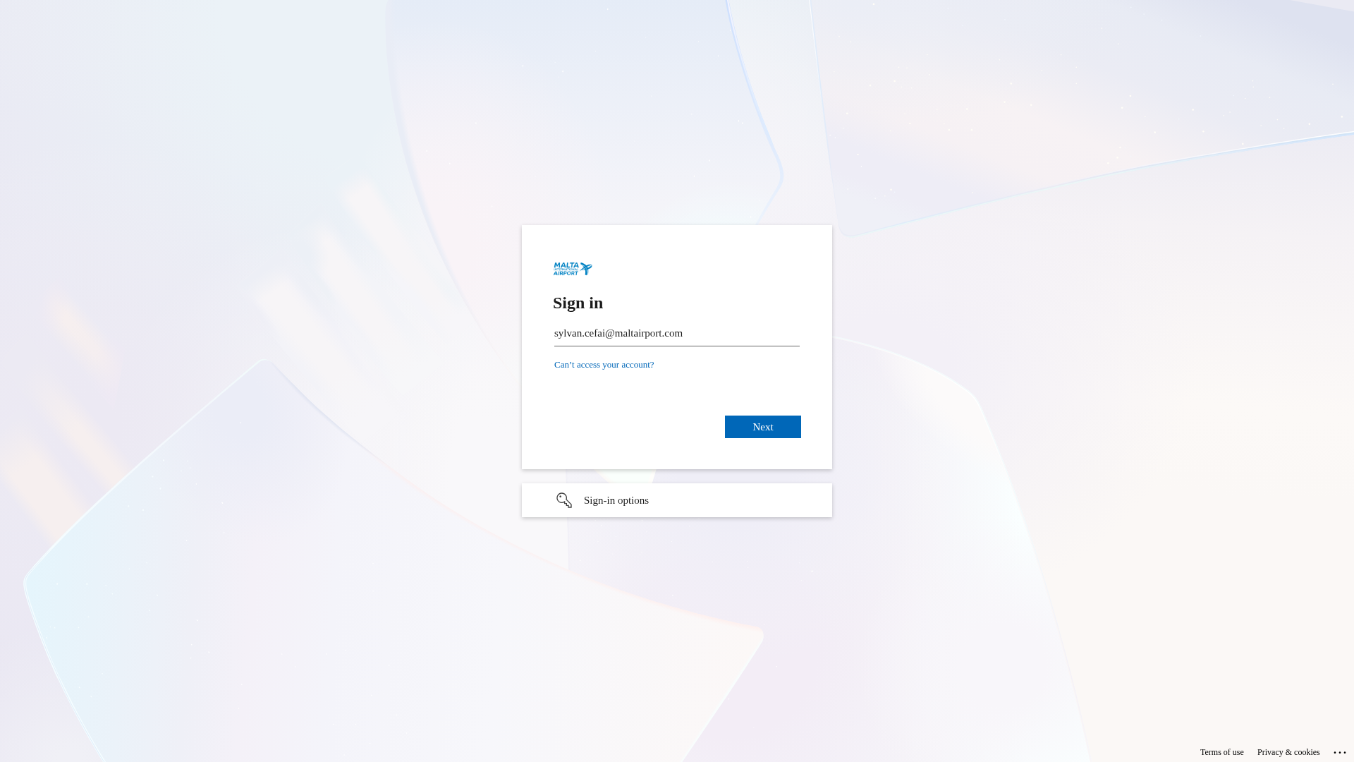 Screenshot of signin.broker
