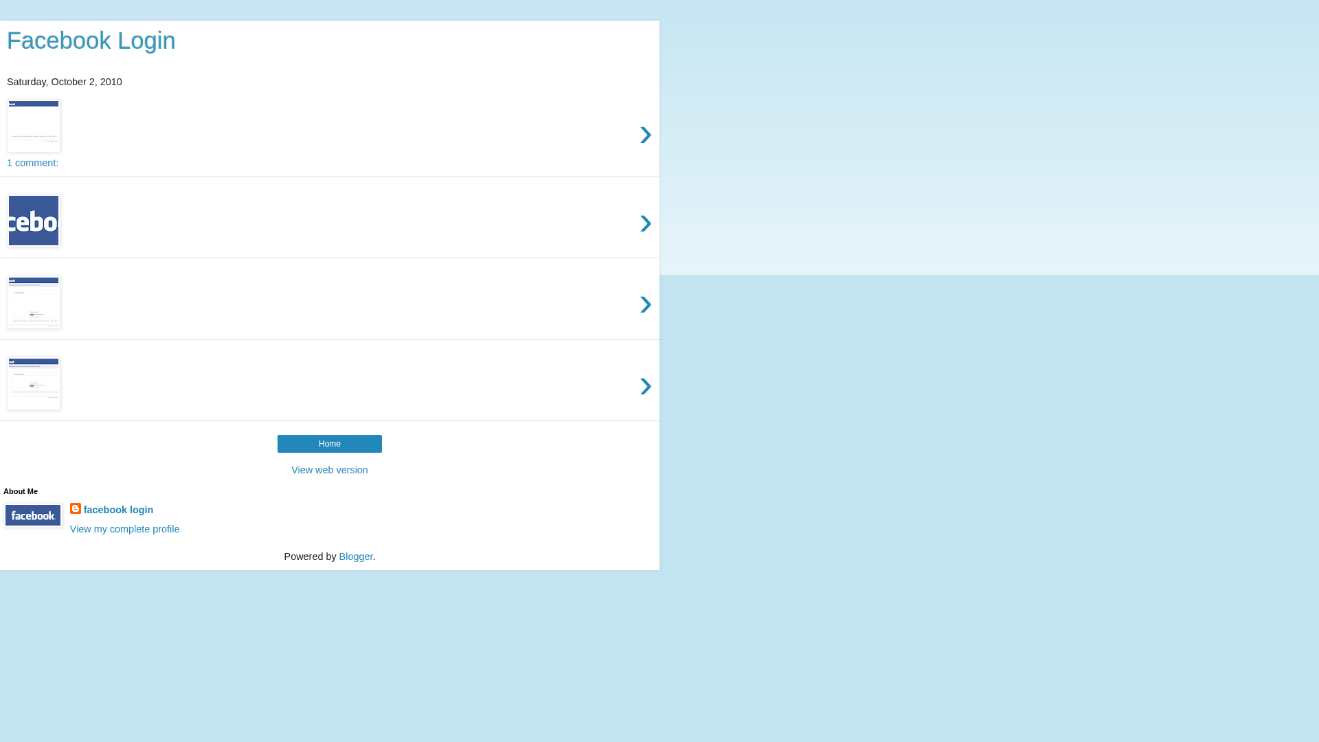 Screenshot of www.facebooklogin123.blogspot.com