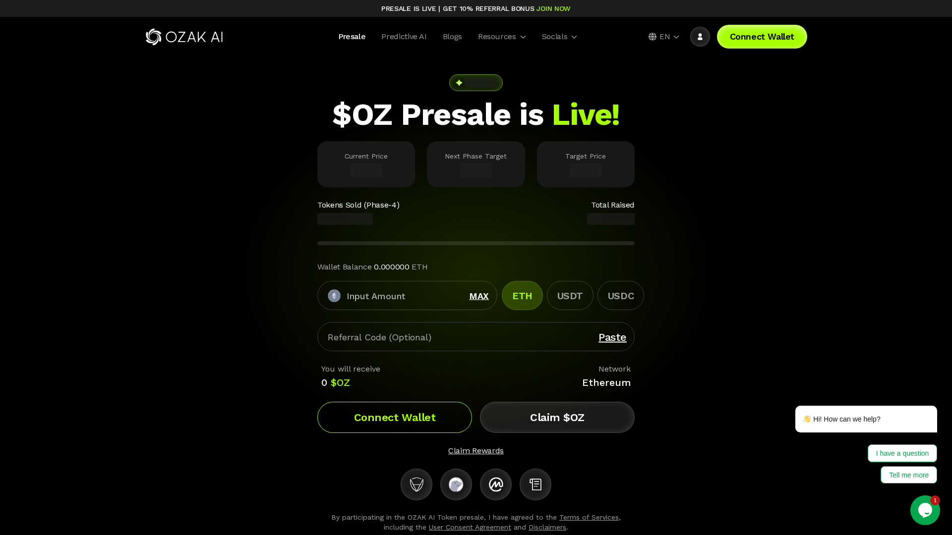 Screenshot of ozakaipresale.pages.dev
