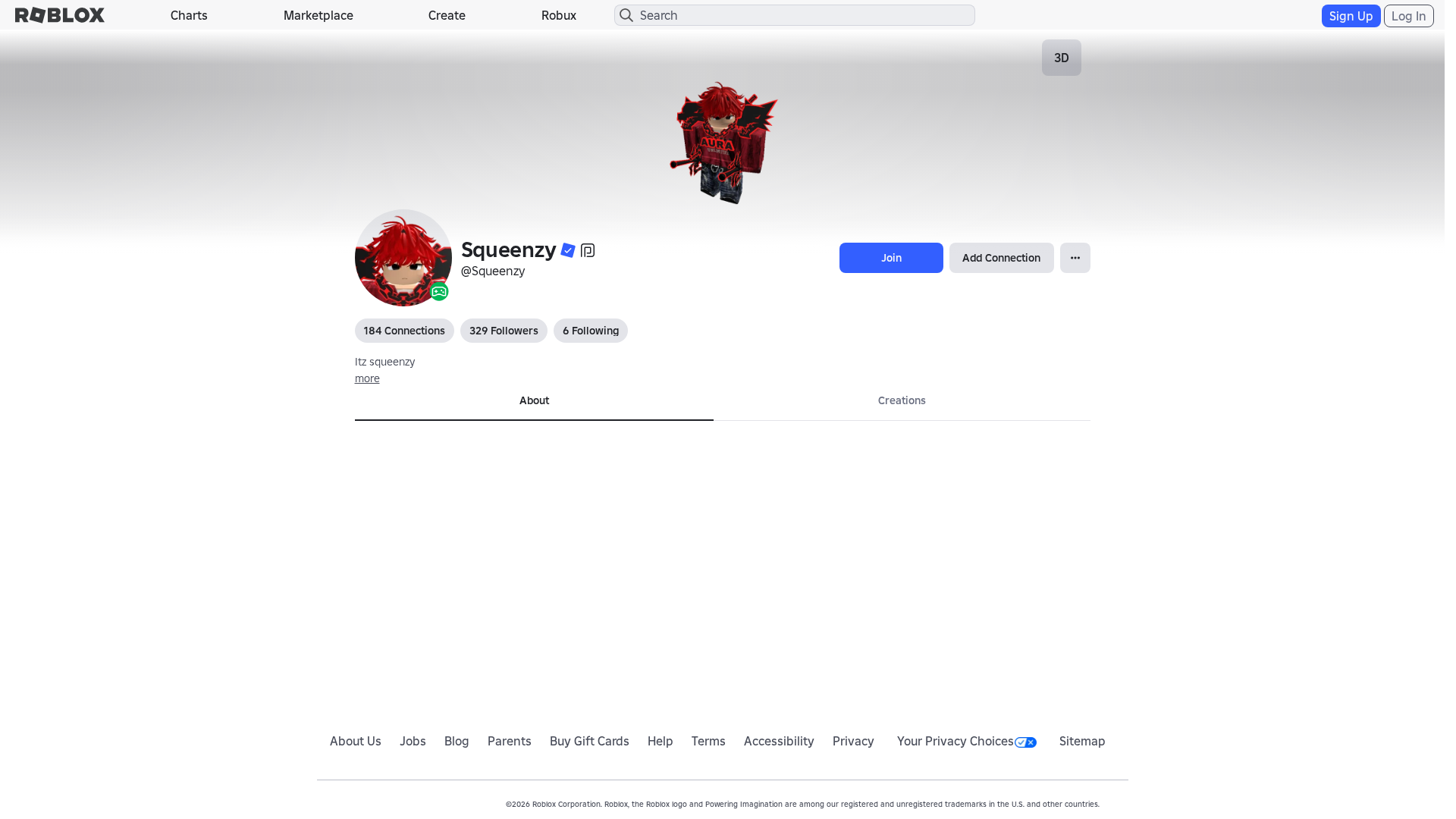 Screenshot of www.roblox.com.bi