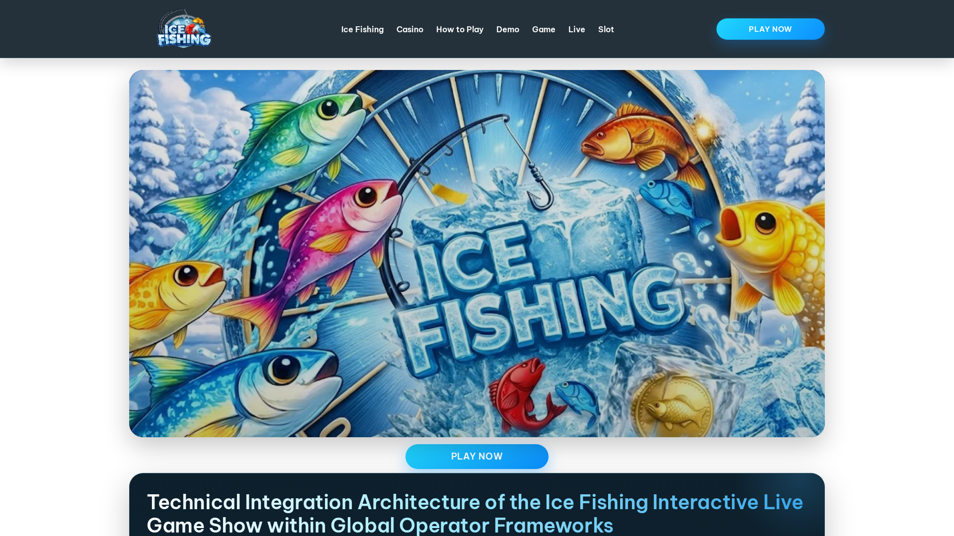 Screenshot of icefishing-pokie.com