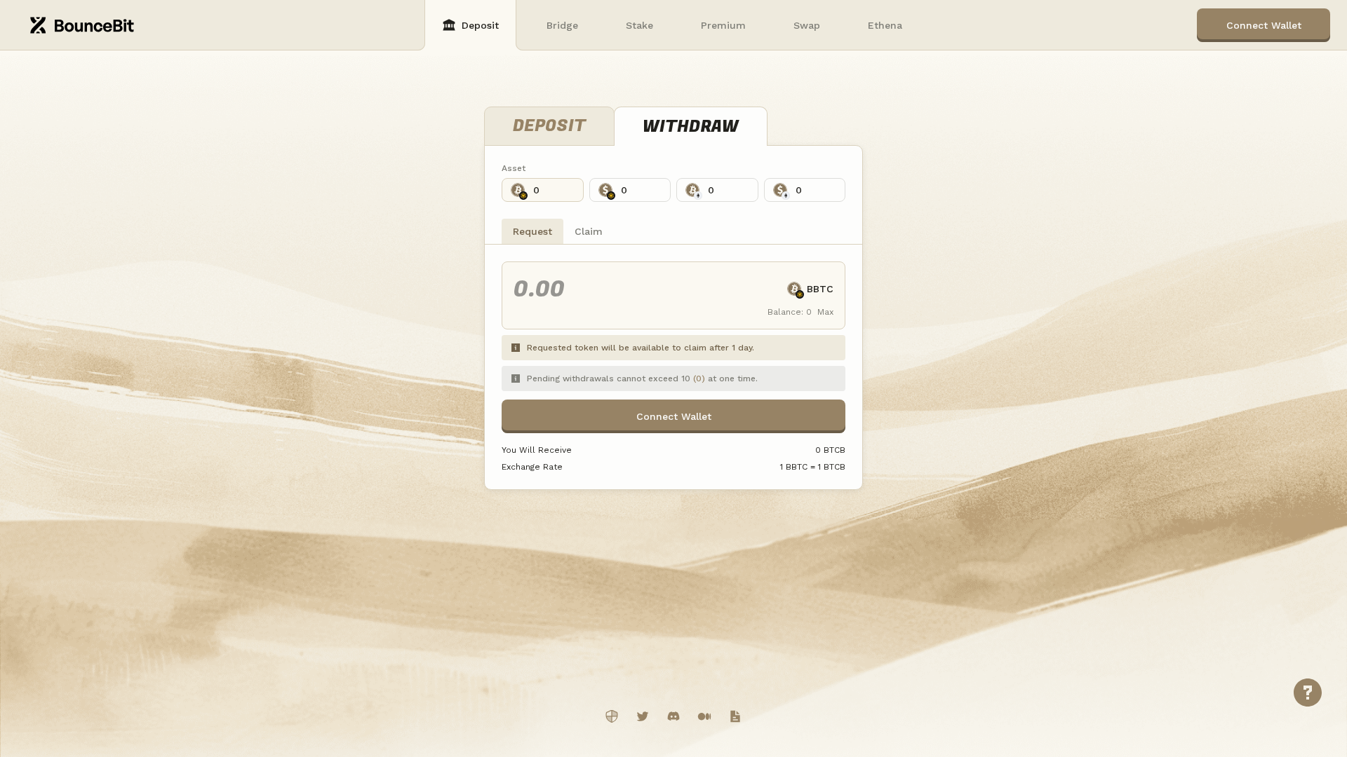 Screenshot of app-portal-bouncebit.pages.dev