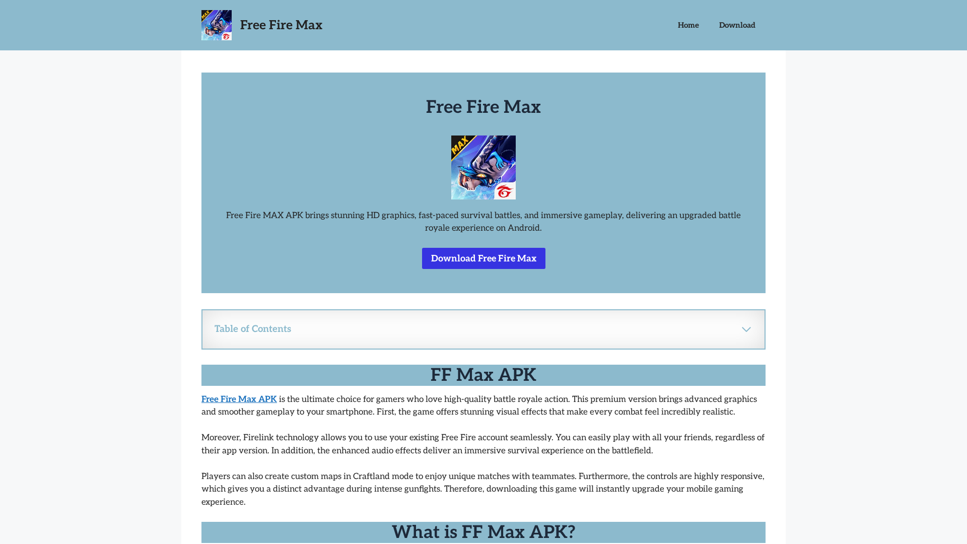 Screenshot of ffmaxapks.com.in