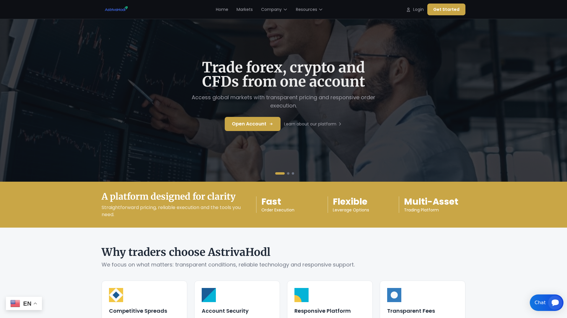 Screenshot of astrivahodl.com