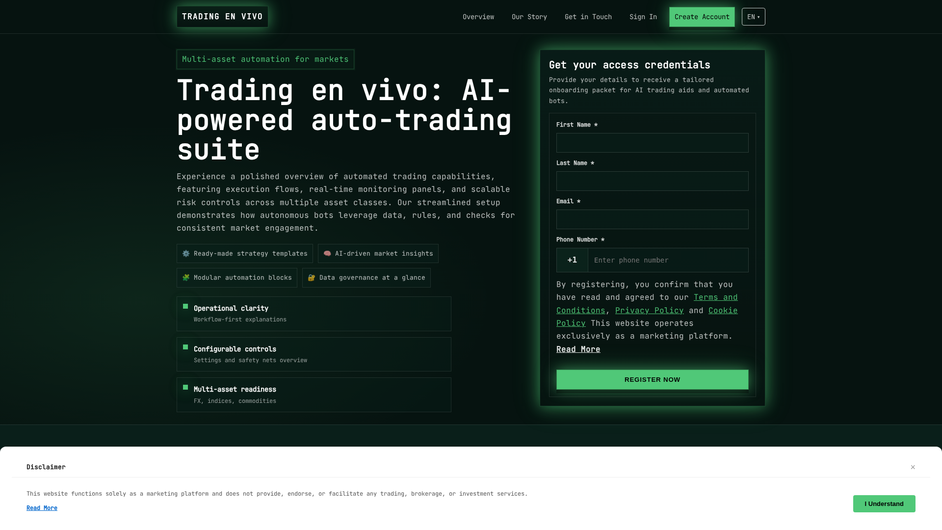 Screenshot of tradingen-vivoapp.pro