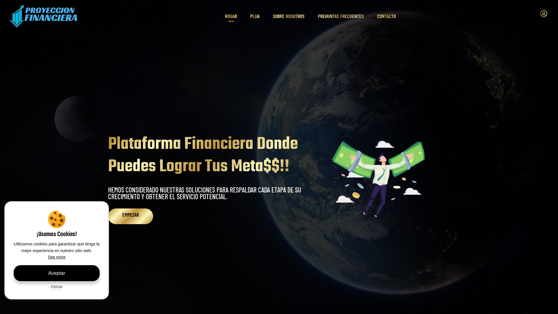 Screenshot of proyeccionfinancieraz.com