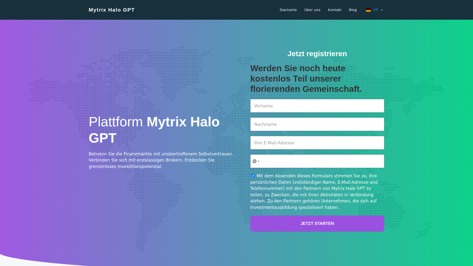 Screenshot of themytrixhaloo-gpt.com