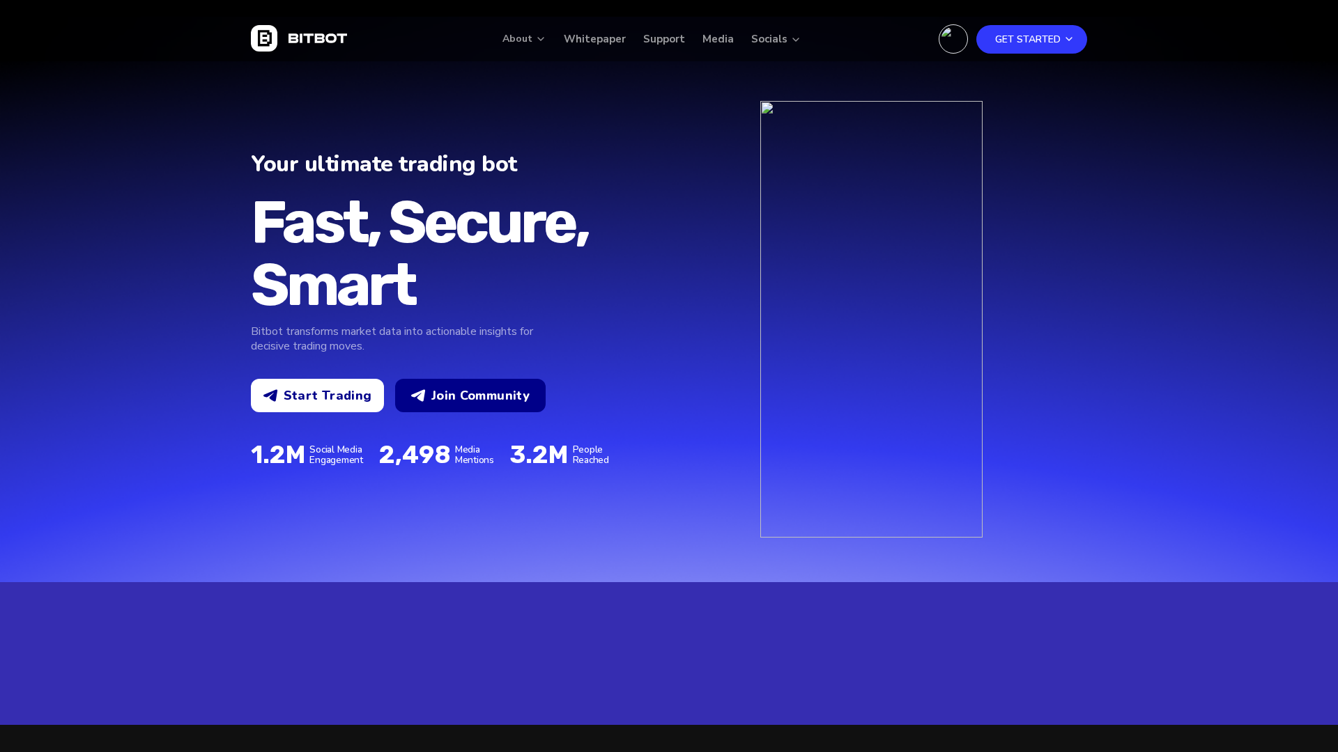 Screenshot of bitbot-claim.pages.dev