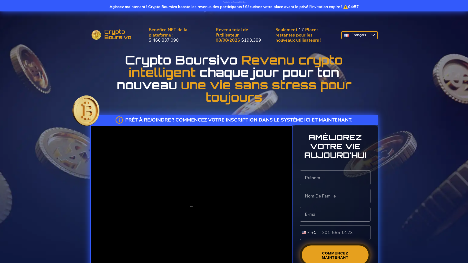 Screenshot of crypto-boursivo-france.sbs