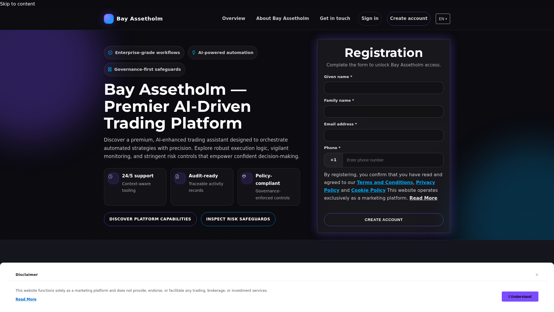 Screenshot of bayassetholm.pro